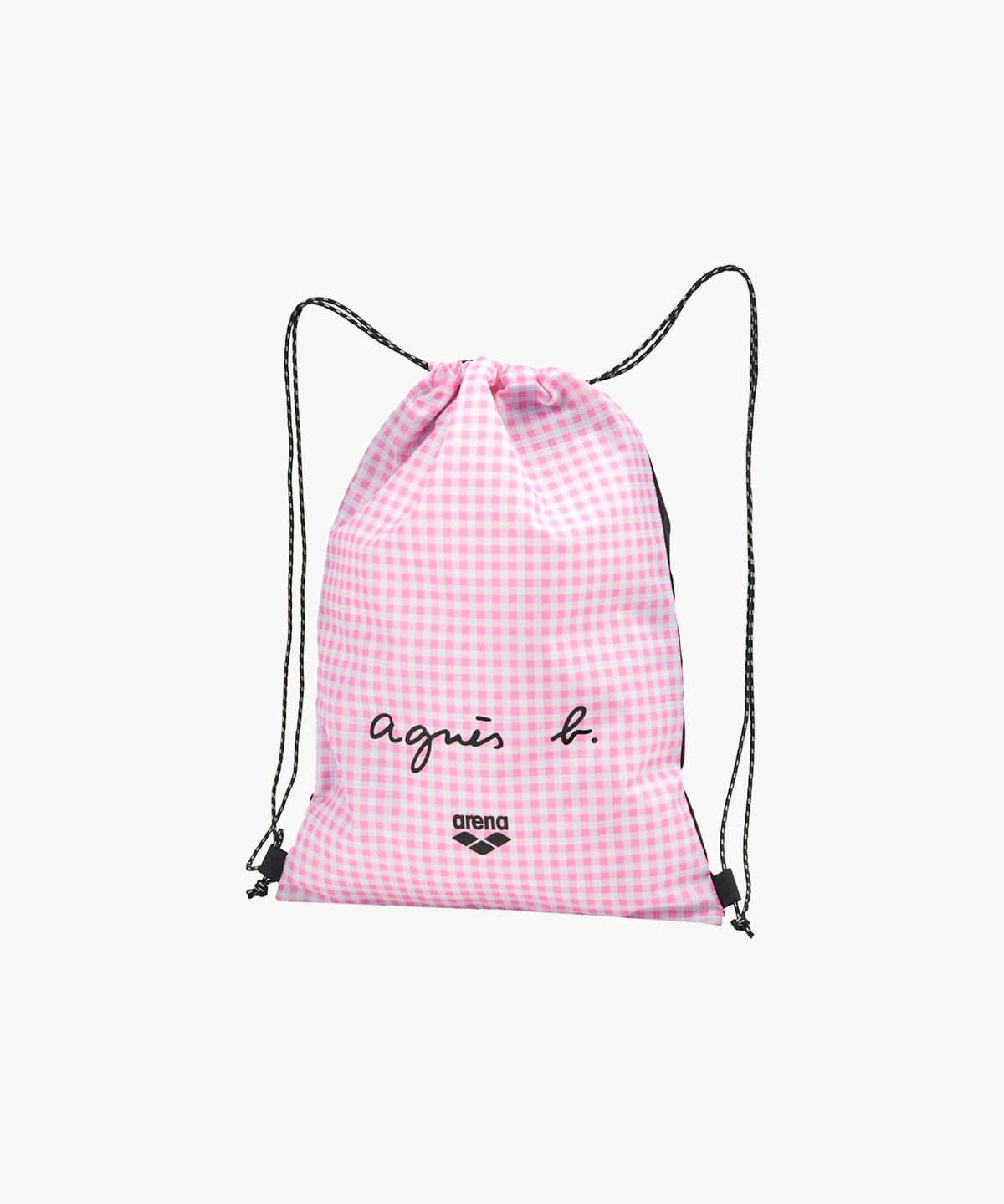 FEMME ウィメンズ agnes b. x arena マルチバッグ レッド×ピンク