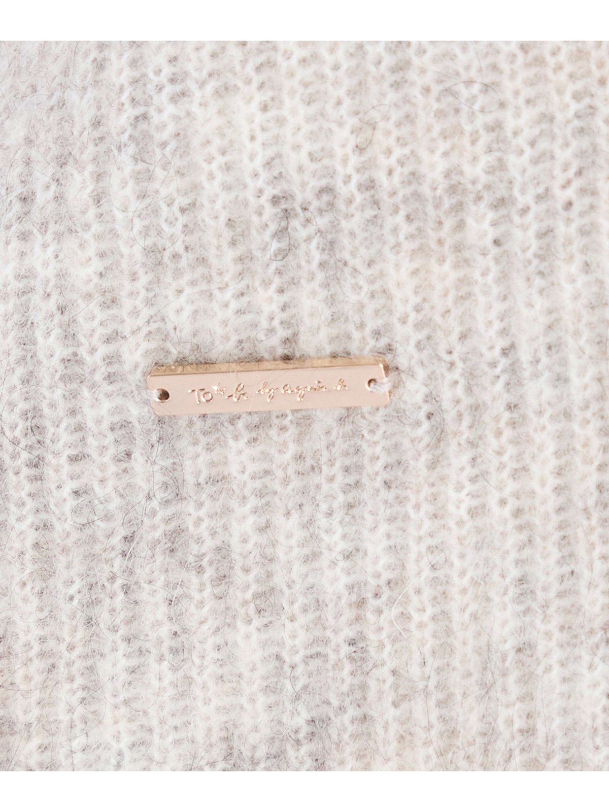 To b. by agnès b. 【Outlet】メランジニット ベージュ