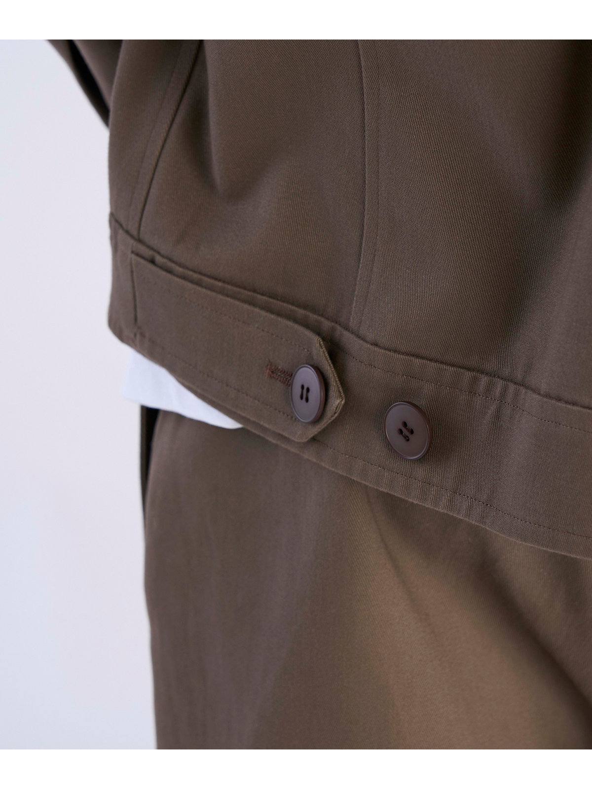 HOMME メンズ メンズ コットン 長袖 ジップアップジャケット ”Chet” グレー系その他