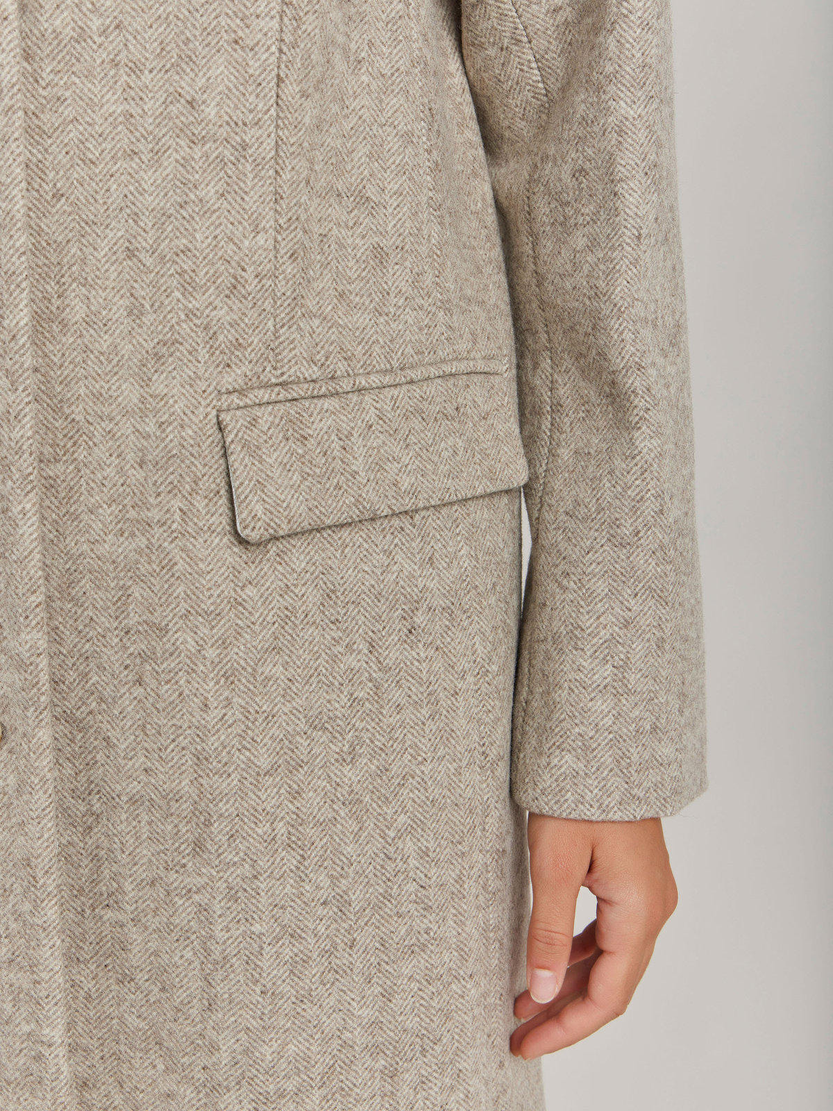 FEMME ウィメンズ 【Outlet】TU52 MANTEAU ウールコート ブラウン系その他