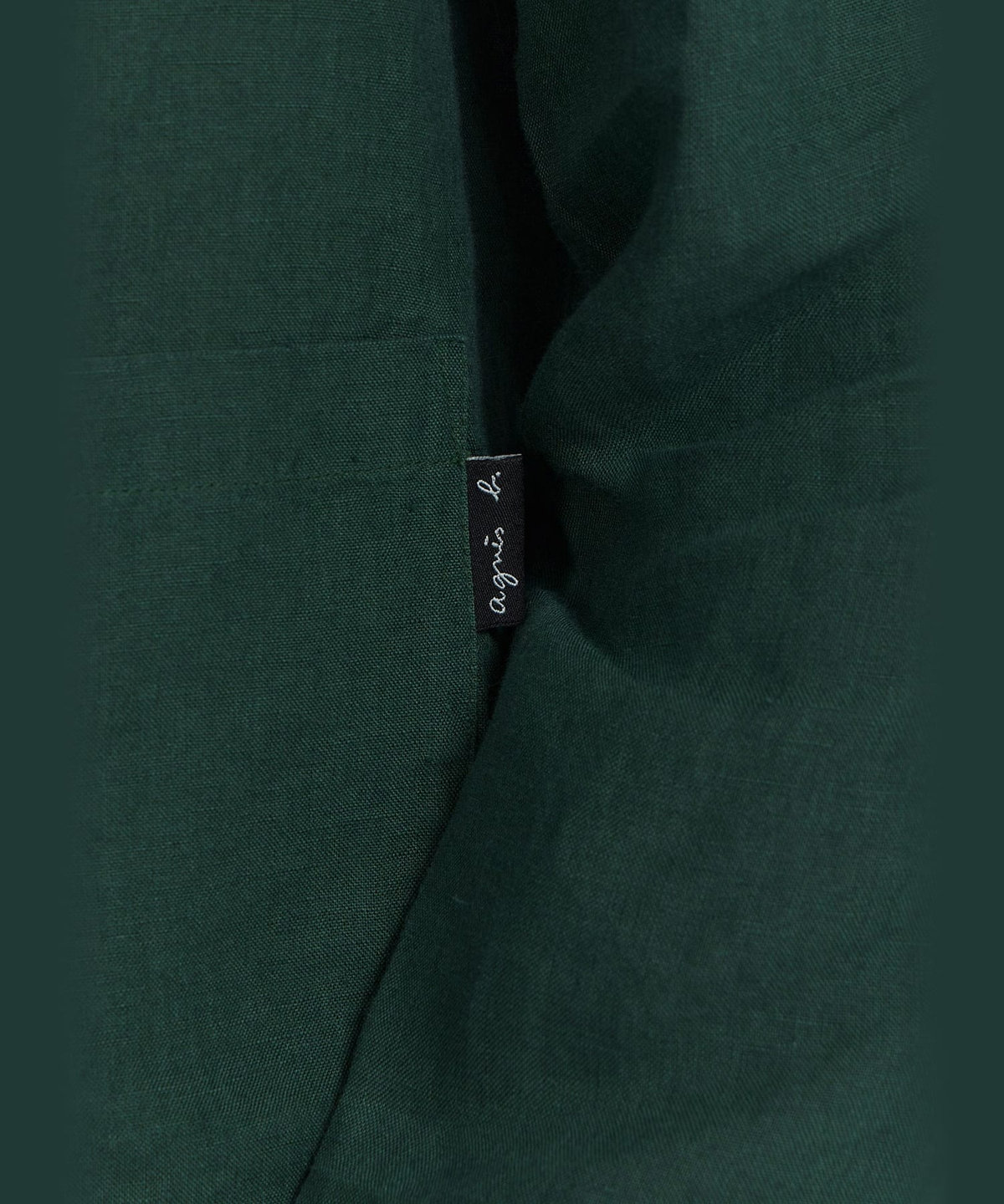 HOMME メンズ メンズ リネン 長袖 シャツ カーディガン グリーン