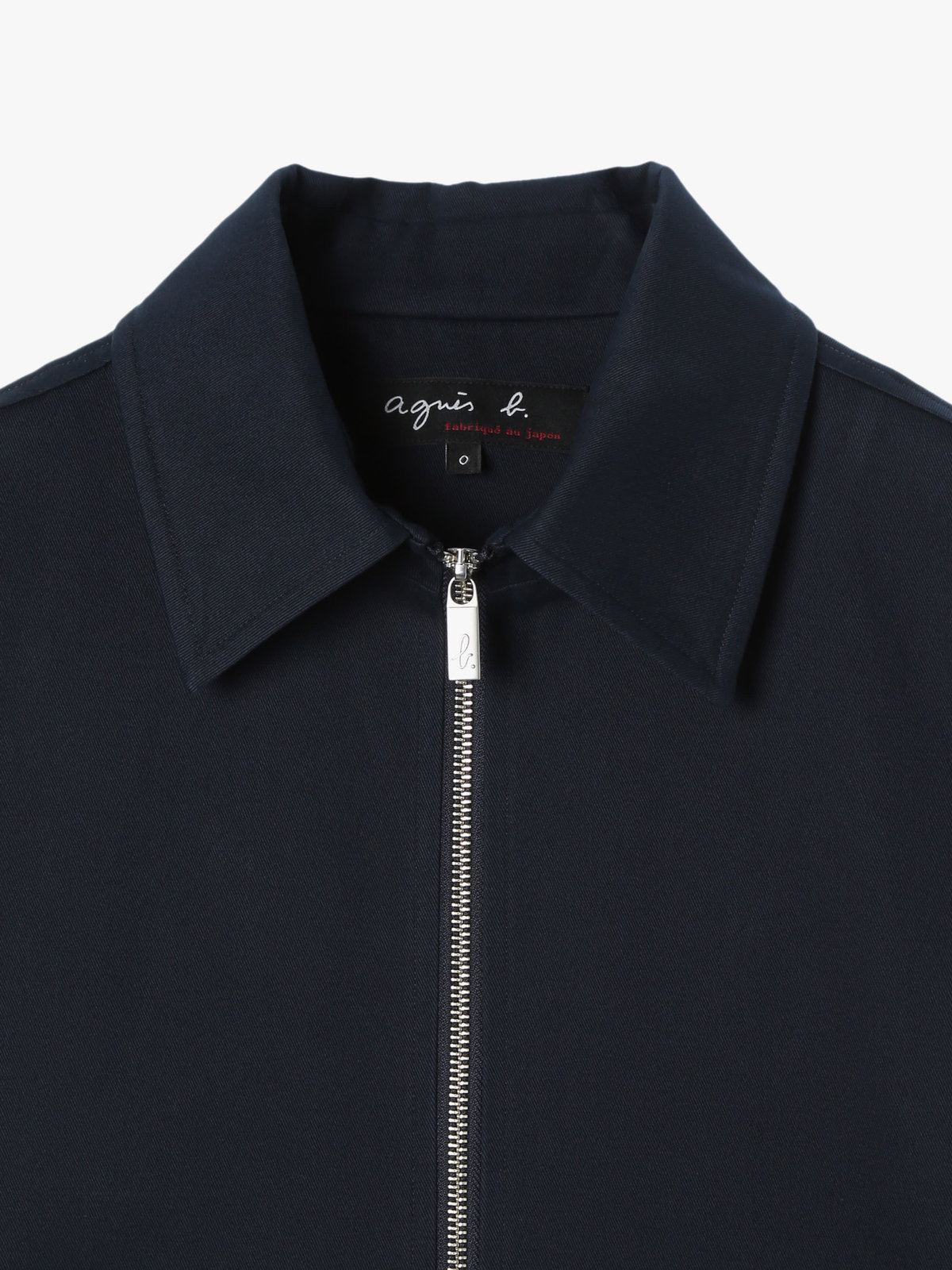 HOMME メンズ メンズ コットン 長袖 ジップアップジャケット ”Chet” ブルー系その他