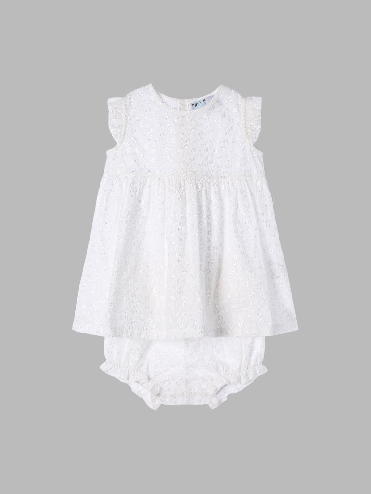 ENFANT ベビー TW11 L ROBE BLOOMER ベビー ワンピースブルマ ホワイト