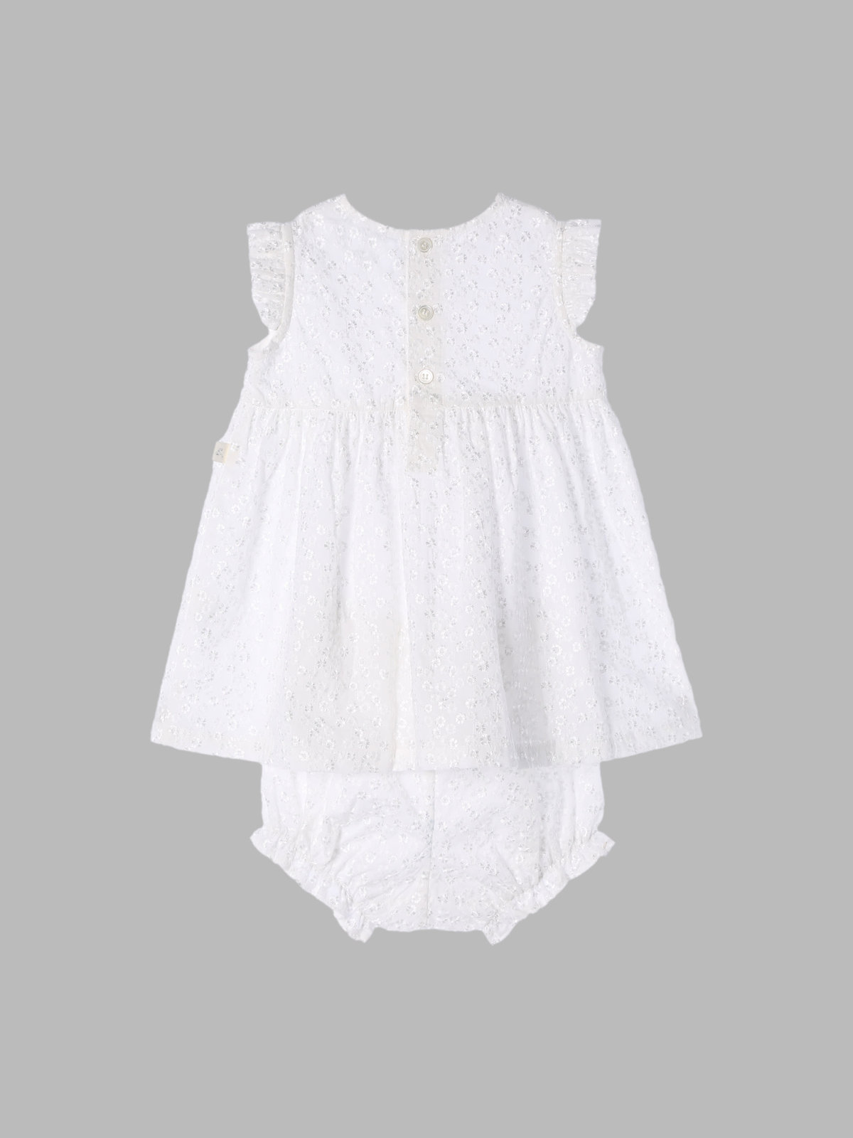 ENFANT ベビー TW11 L ROBE BLOOMER ベビー ワンピースブルマ ホワイト