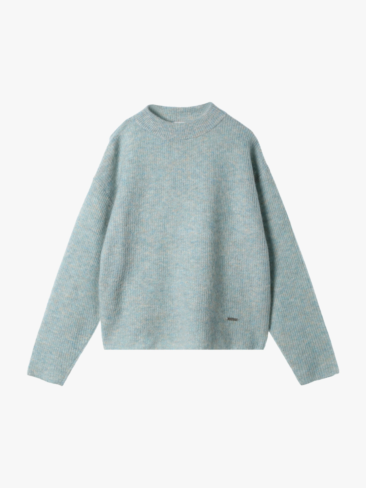 To b. by agnès b. 【Outlet】メランジニット ブルーグリーン