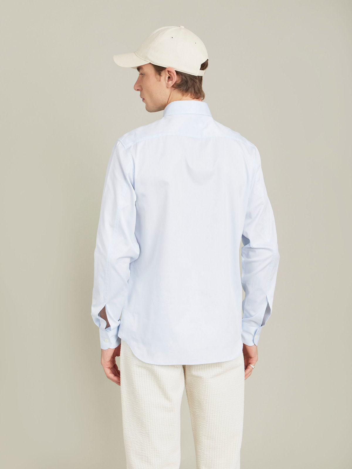 HOMME メンズ UQ36 CHEMISE シャツ ブルー