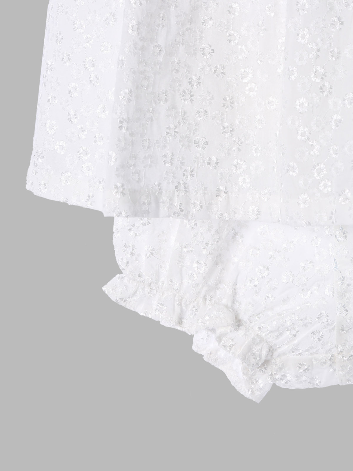 ENFANT ベビー TW11 L ROBE BLOOMER ベビー ワンピースブルマ ホワイト