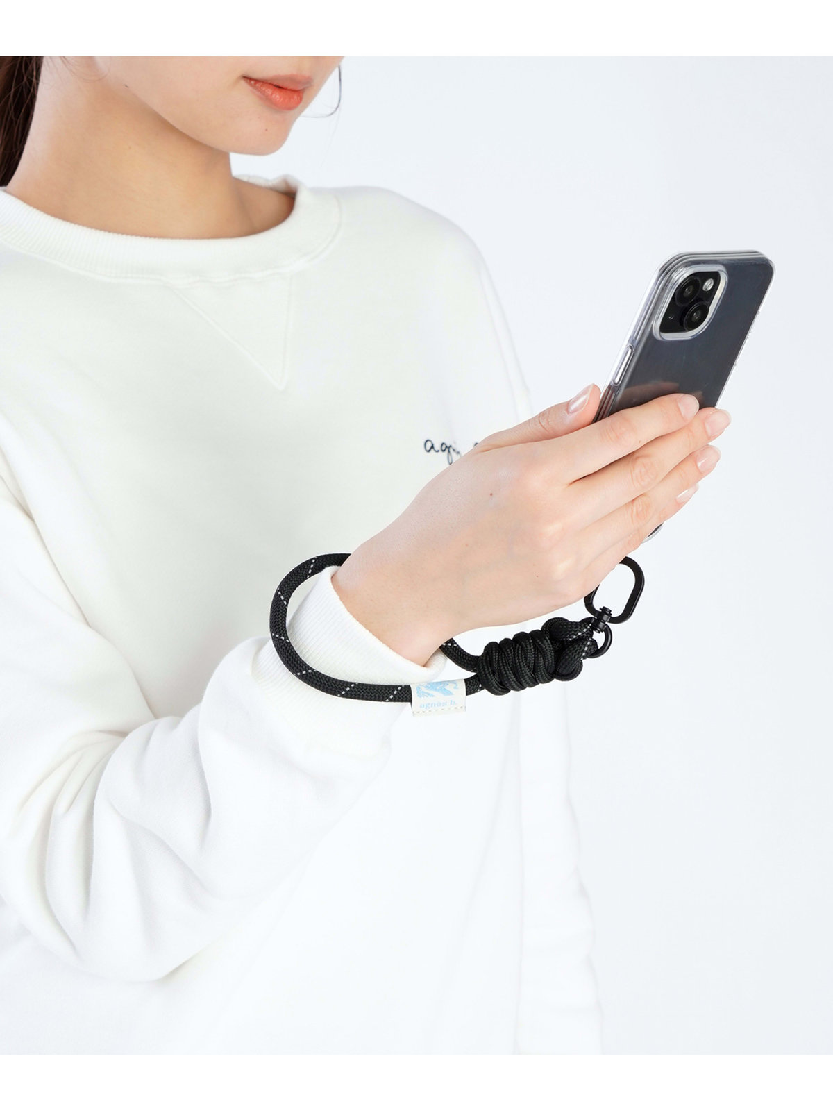 VOYAGE メンズ バッグ＆ウォレット ショート モバイルストラップ ”Trip” ZAH09-02 ブラック