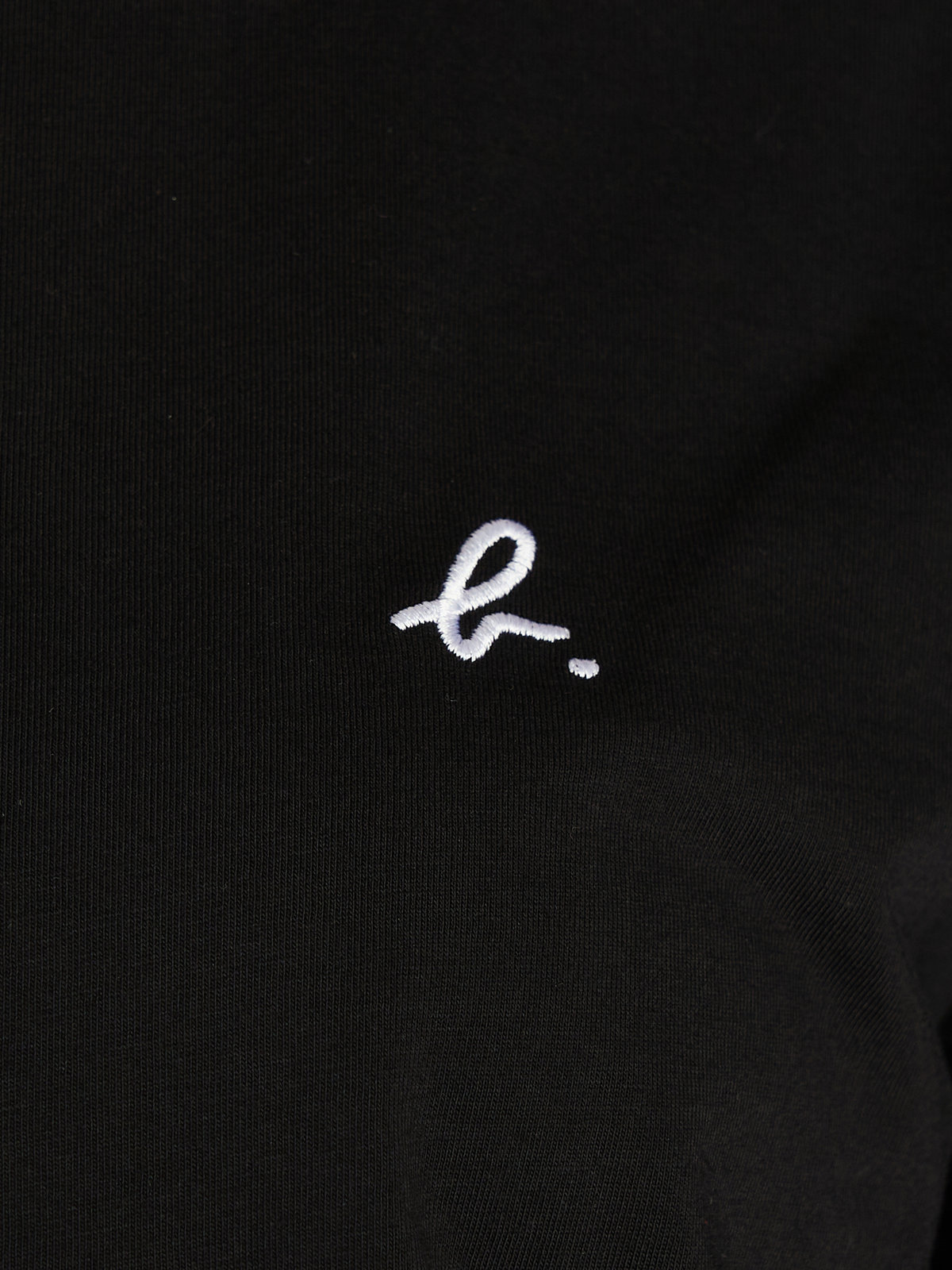 FEMME ウィメンズ "b" ロゴ 刺繍 コットン 半袖 Tシャツ "b. style" ブラック