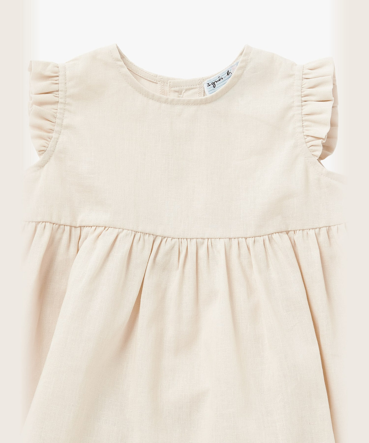 ENFANT ベビー ベビー コットンリネン ノースリーブ ワンピース ベージュ系その他