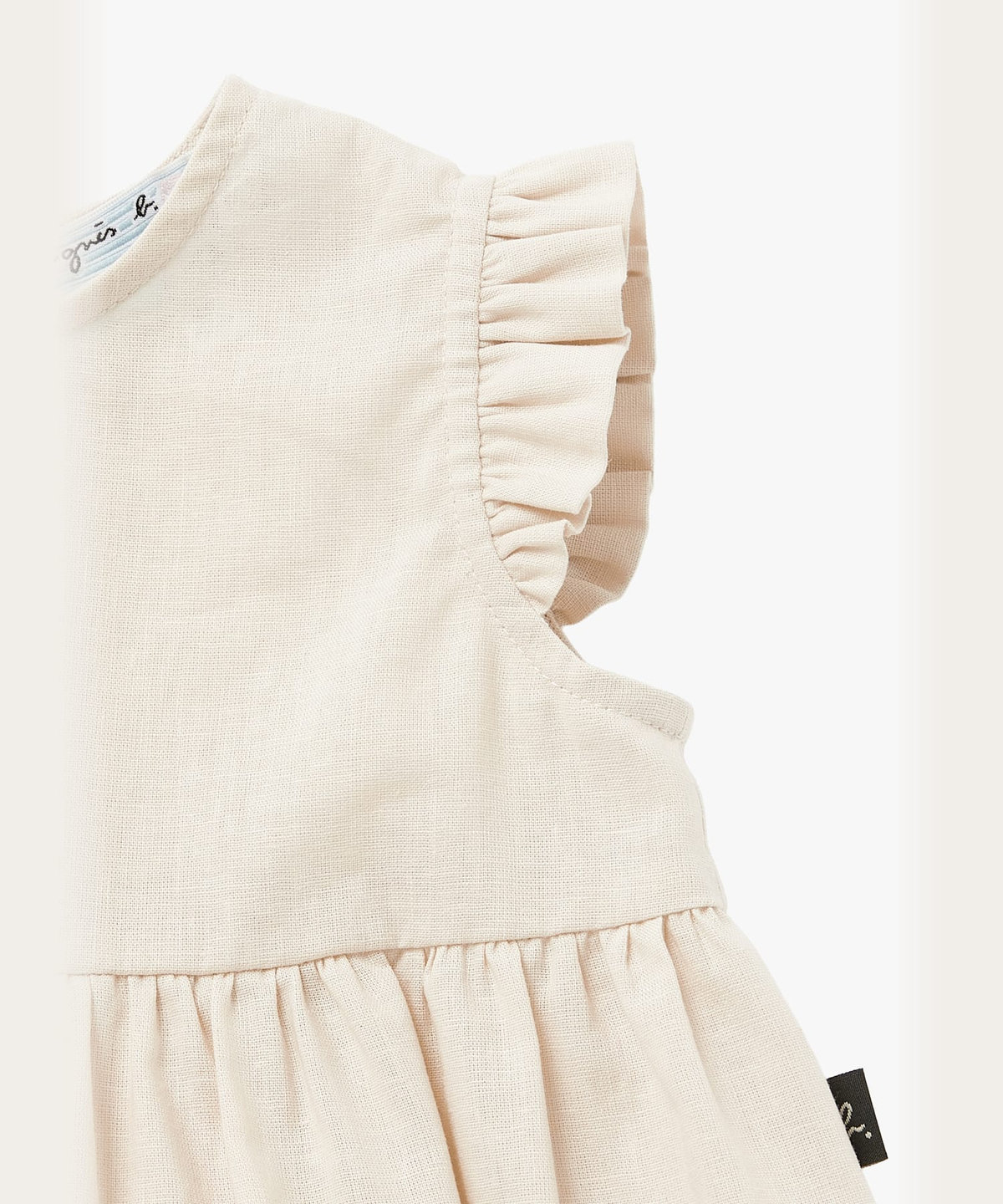 ENFANT ベビー ベビー コットンリネン ノースリーブ ワンピース ベージュ系その他