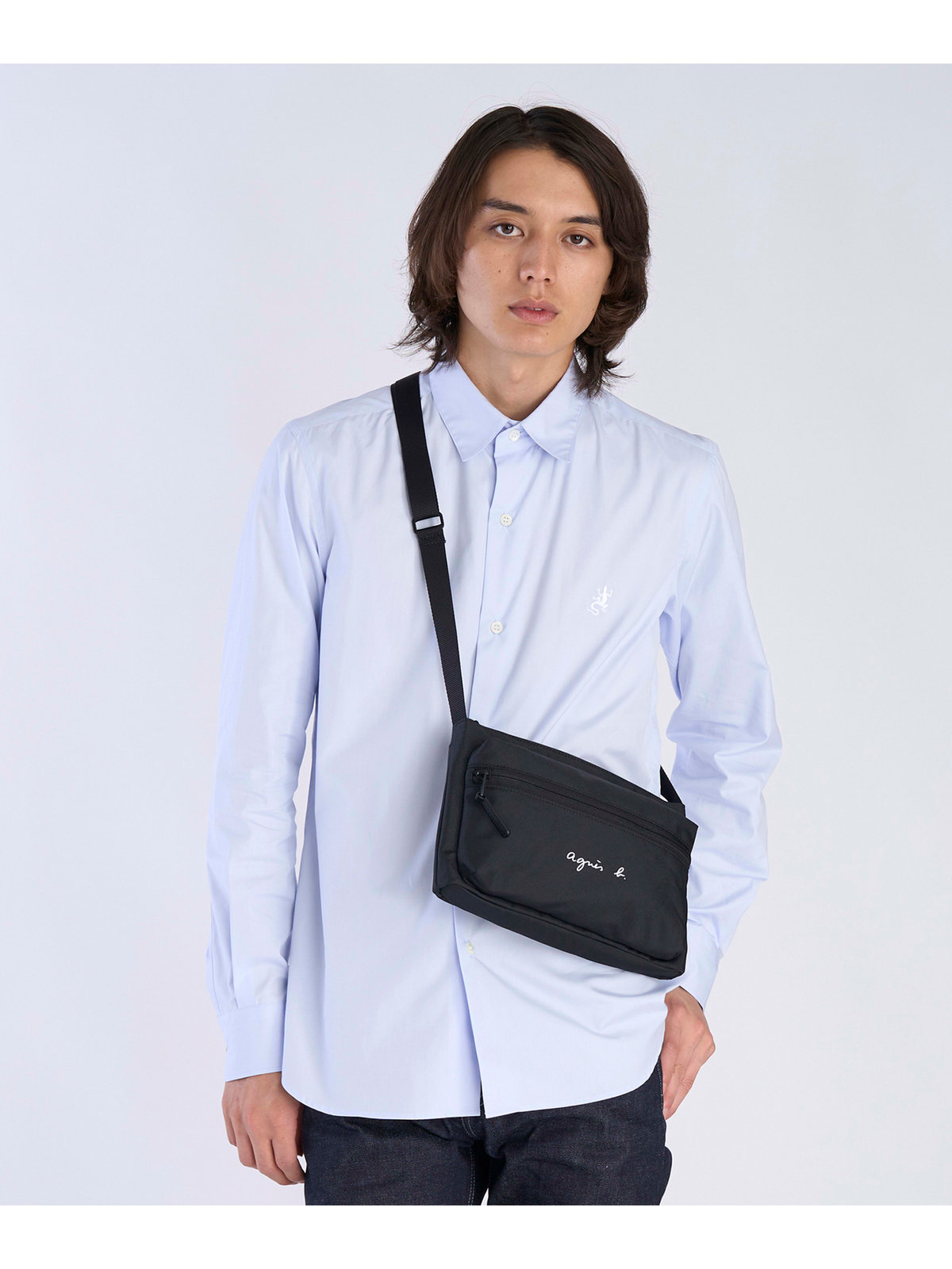 VOYAGE メンズ バッグ＆ウォレット ショルダーバッグ ”Fred” QAH16-03 ブラック