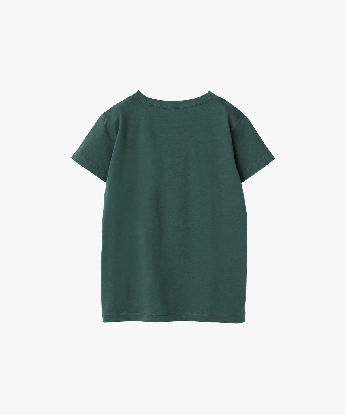 ENFANT ユニセックス キッズ "b." ロゴ 刺繍 コットン 半袖 Tシャツ "Pirate" グリーン