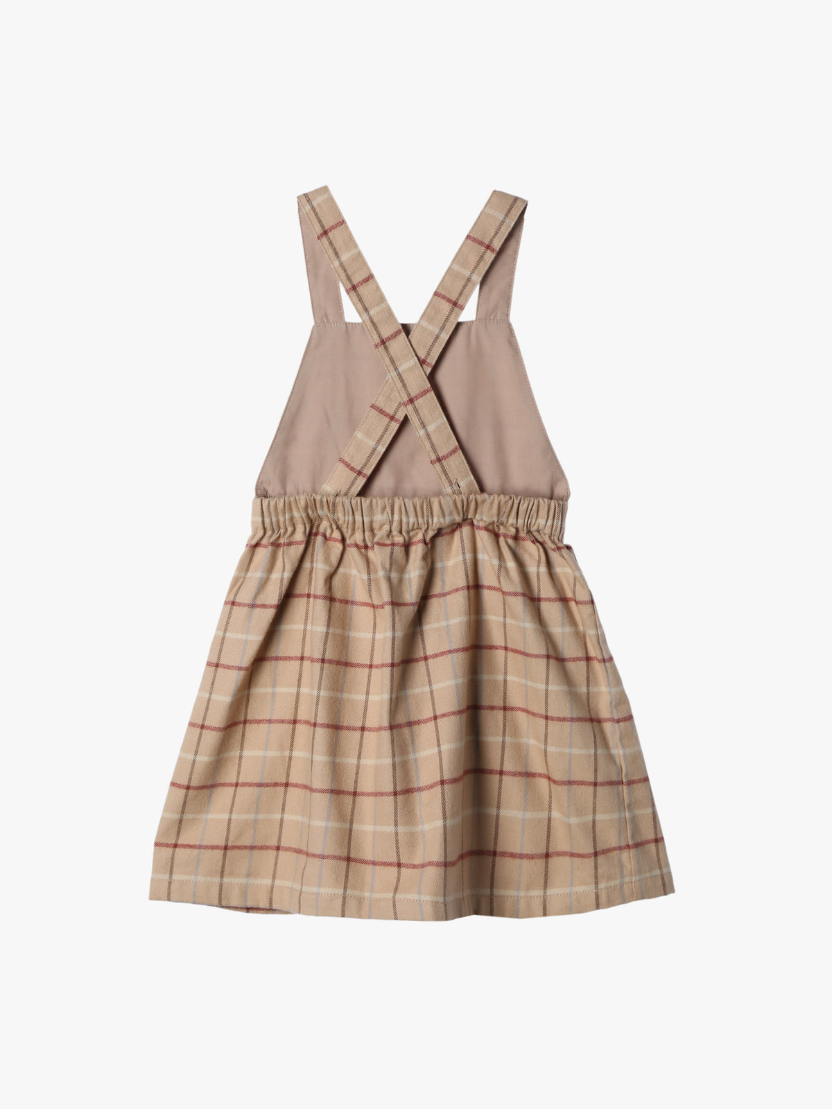 ENFANT ベビー 【Outlet】ベビーチェック コットン フレア ワンピース ベージュ