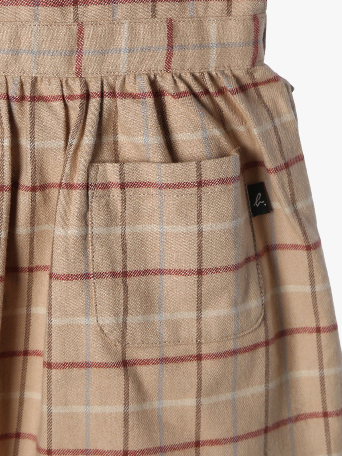 ENFANT ベビー 【Outlet】ベビーチェック コットン フレア ワンピース ベージュ