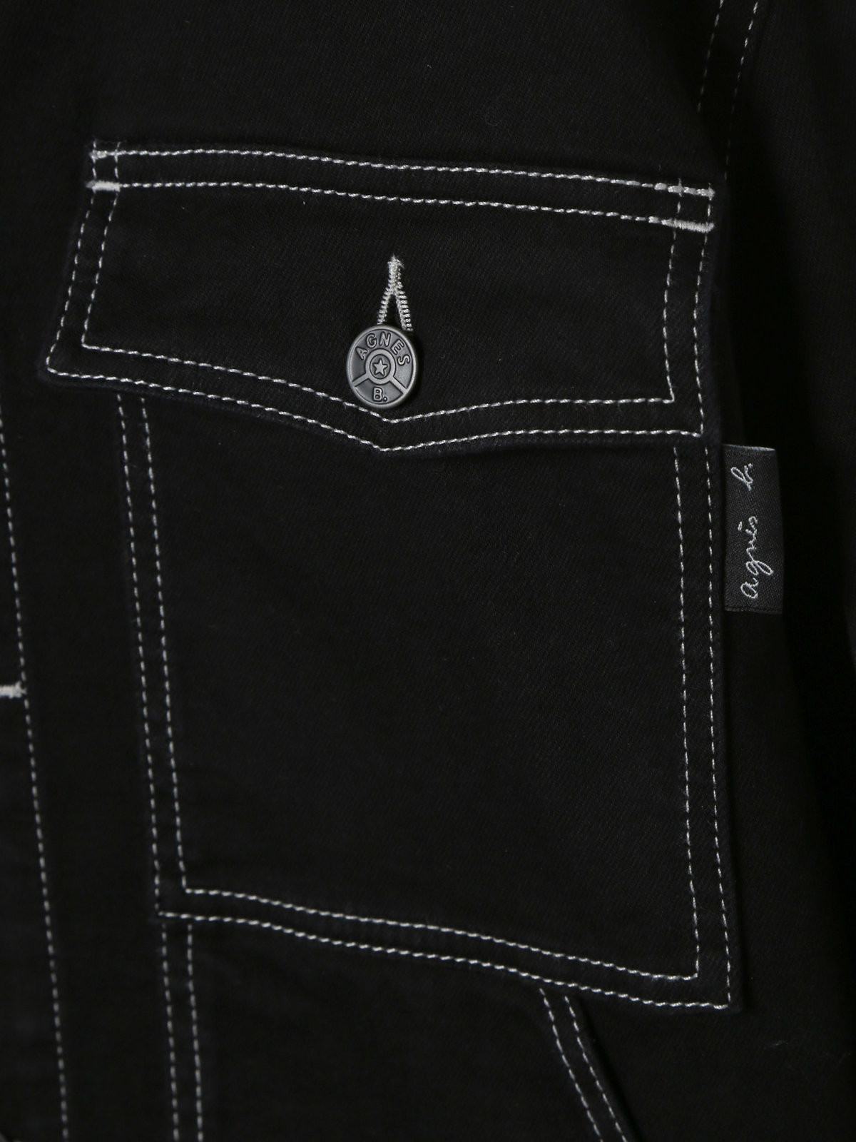 HOMME メンズ メンズ デニム ジャケット ”Ixone” ブラック