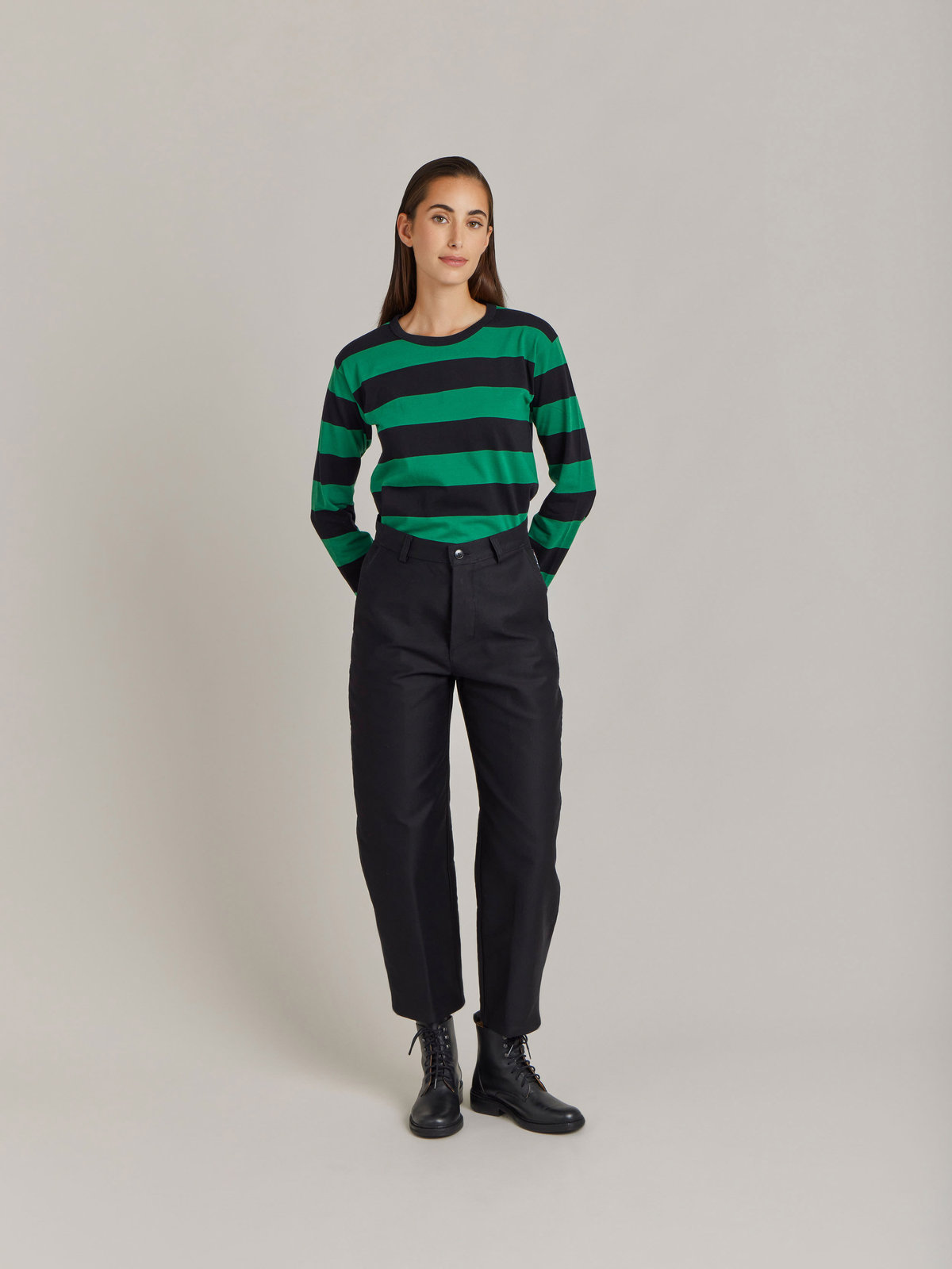 FEMME ウィメンズ 【Outlet】AN53 PANTALON agnes b.×Dolmen パンツ ブラック