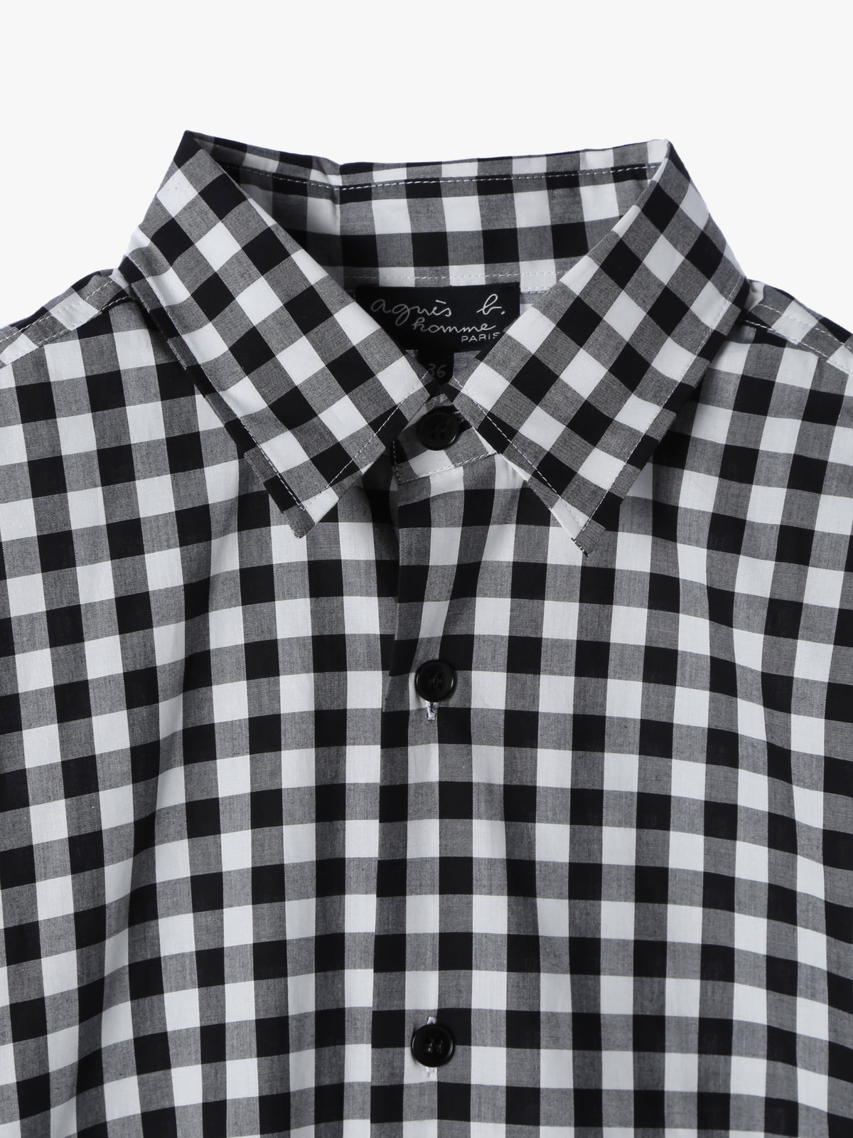 HOMME メンズ CAV1 CHEMISE ブラウス ブラック