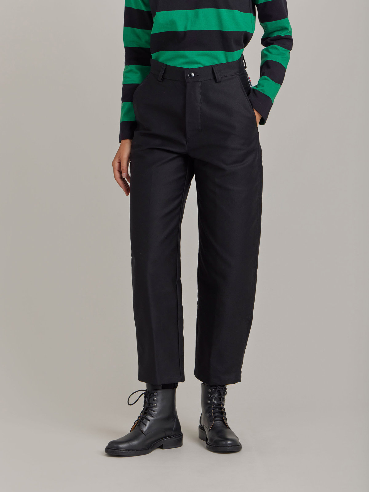 FEMME ウィメンズ 【Outlet】AN53 PANTALON agnes b.×Dolmen パンツ ブラック