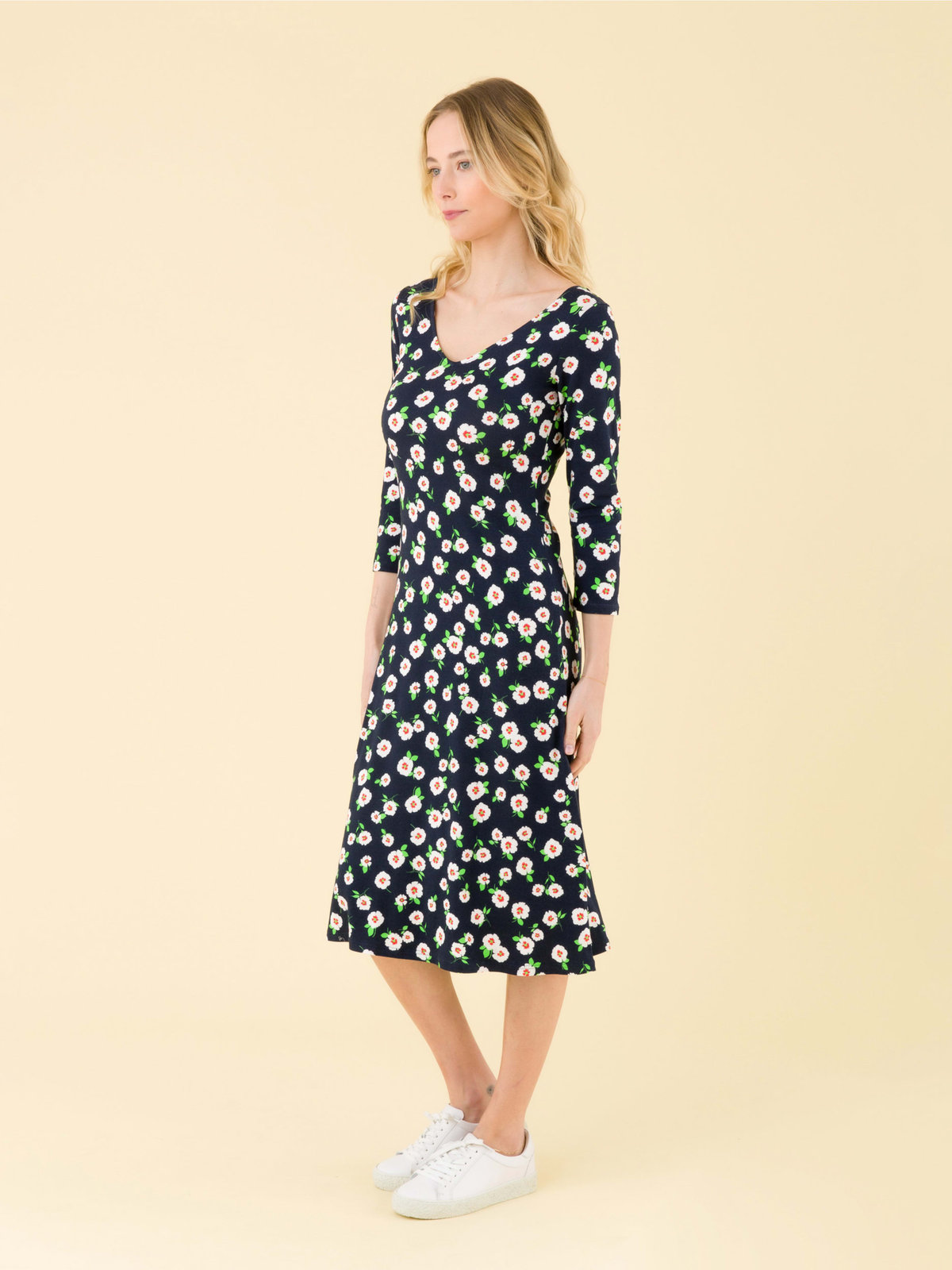 FEMME ウィメンズ  JID2 ROBE ワンピース ネイビー