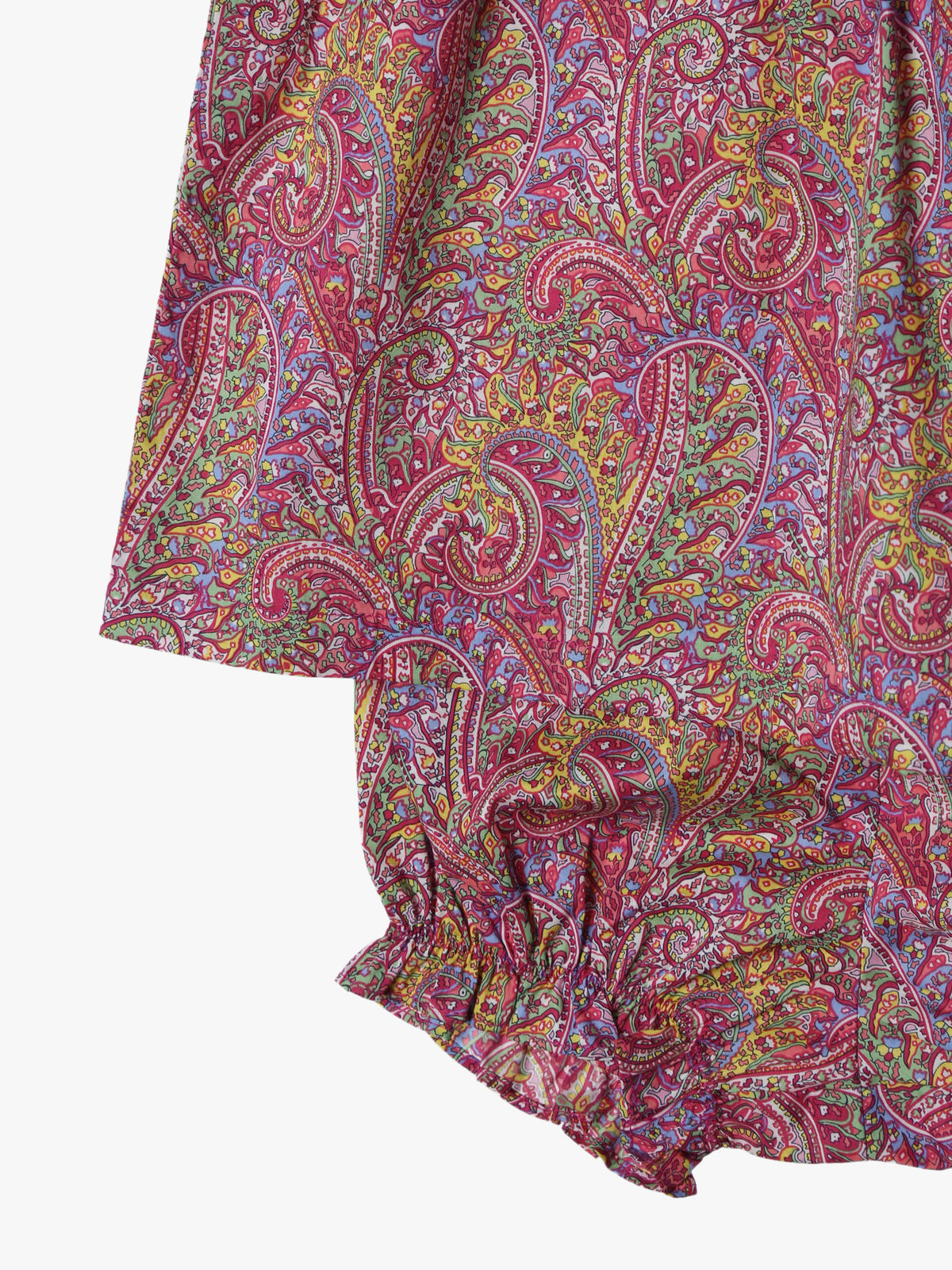 ENFANT ベビー ベビー リバティプリント コットン ワンピース&ブルマ セット ピンク