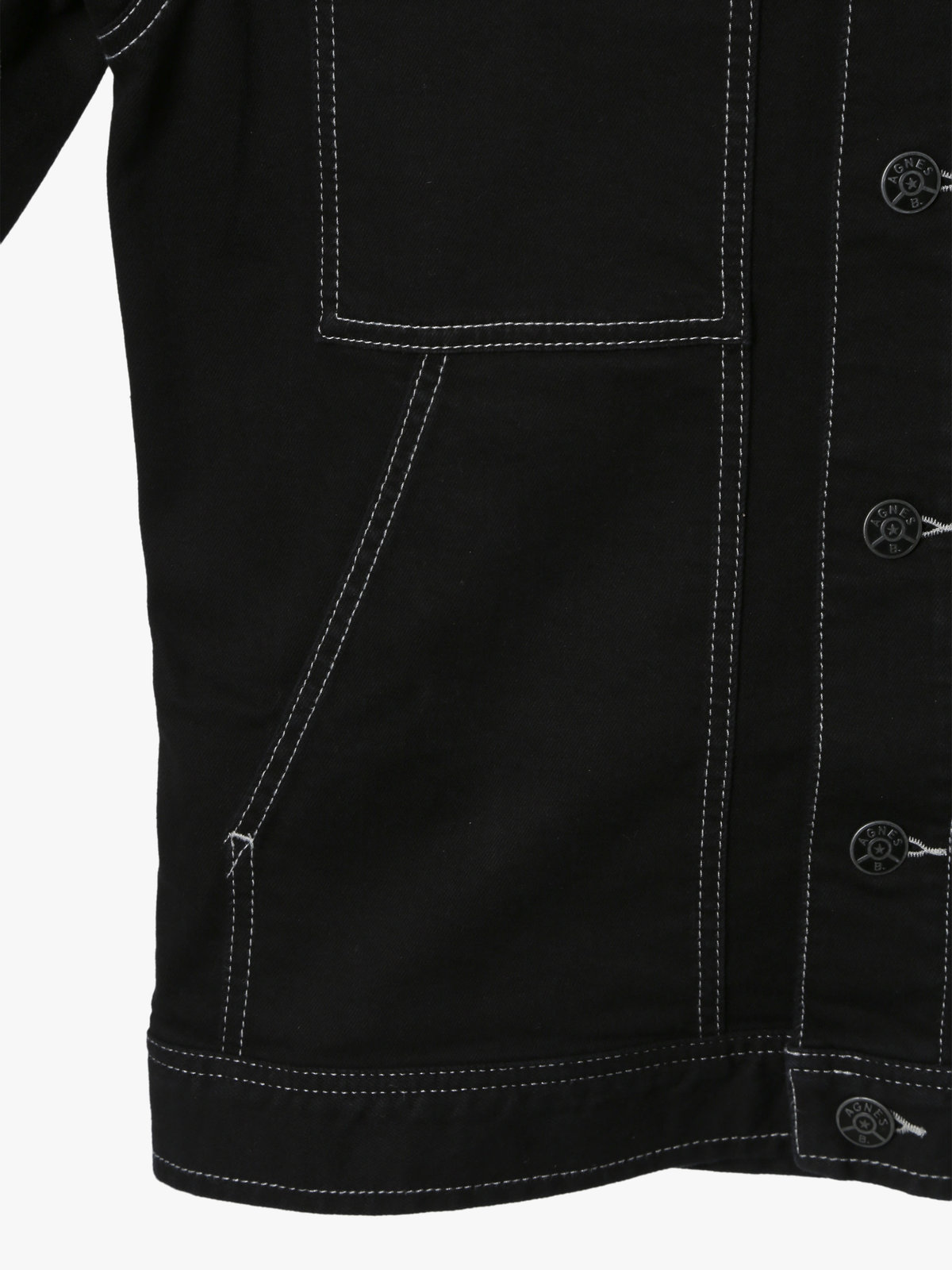 HOMME メンズ メンズ デニム ジャケット ”Ixone” ブラック