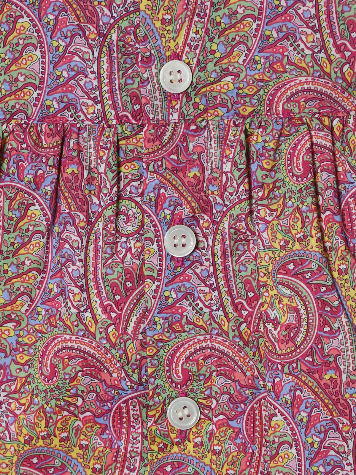 ENFANT ベビー ベビー リバティプリント コットン ワンピース&ブルマ セット ピンク