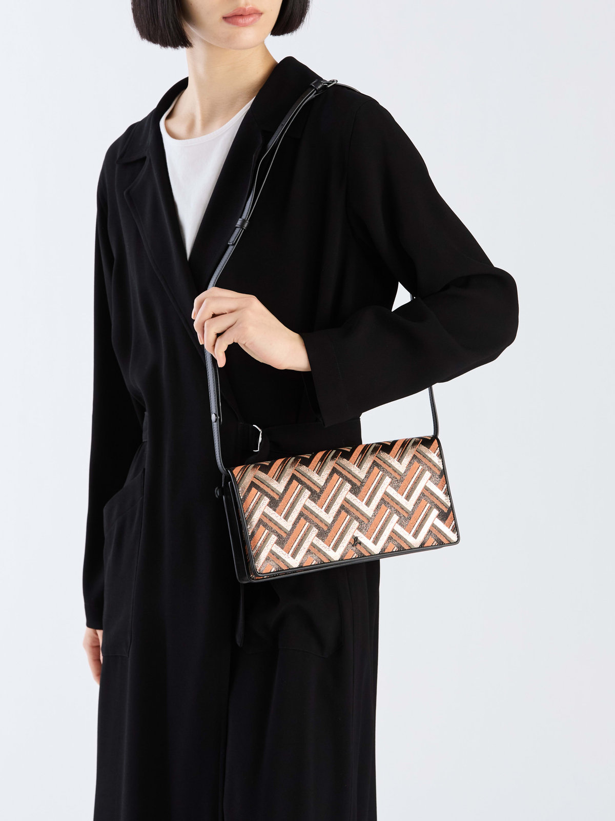 VOYAGE ウィメンズ バッグ＆ウォレット 【Outlet】 OPERA 2wayショルダーバッグ TAS13G-01 ブラック