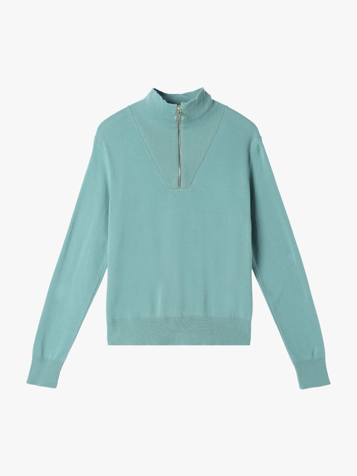 FEMME ウィメンズ 【Outlet】J155 SWEAT コットンニットジップスウェット グリーン