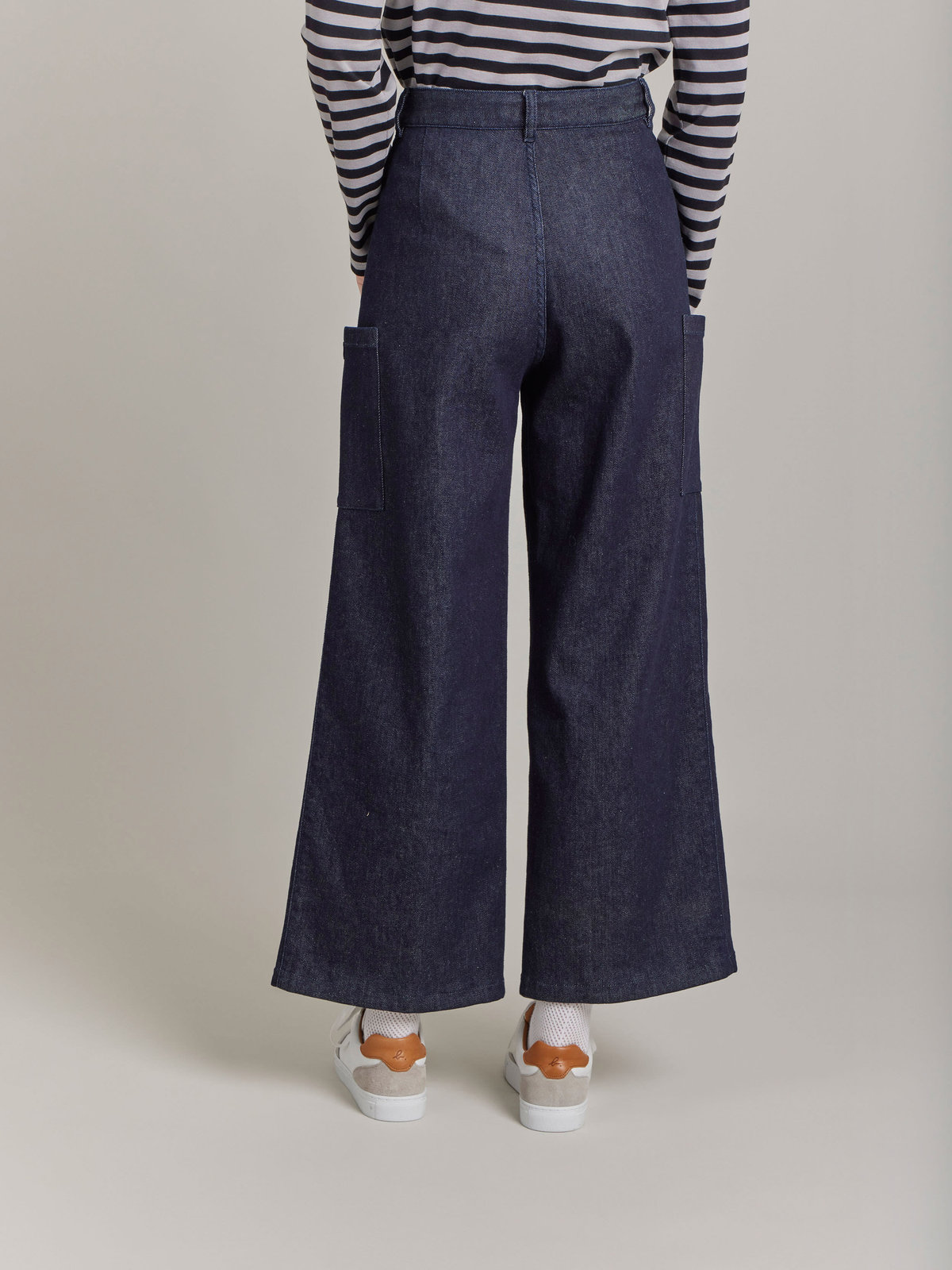 FEMME ウィメンズ 【Outlet】デニム ワイドパンツ ネイビー