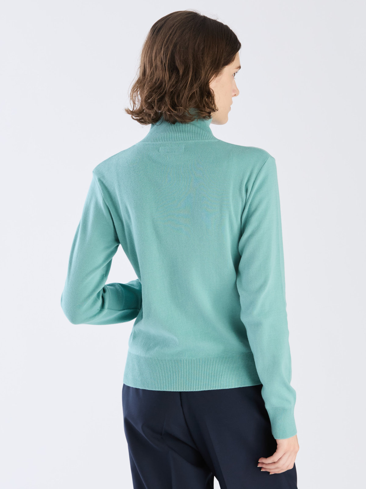 FEMME ウィメンズ 【Outlet】J155 SWEAT コットンニットジップスウェット グリーン