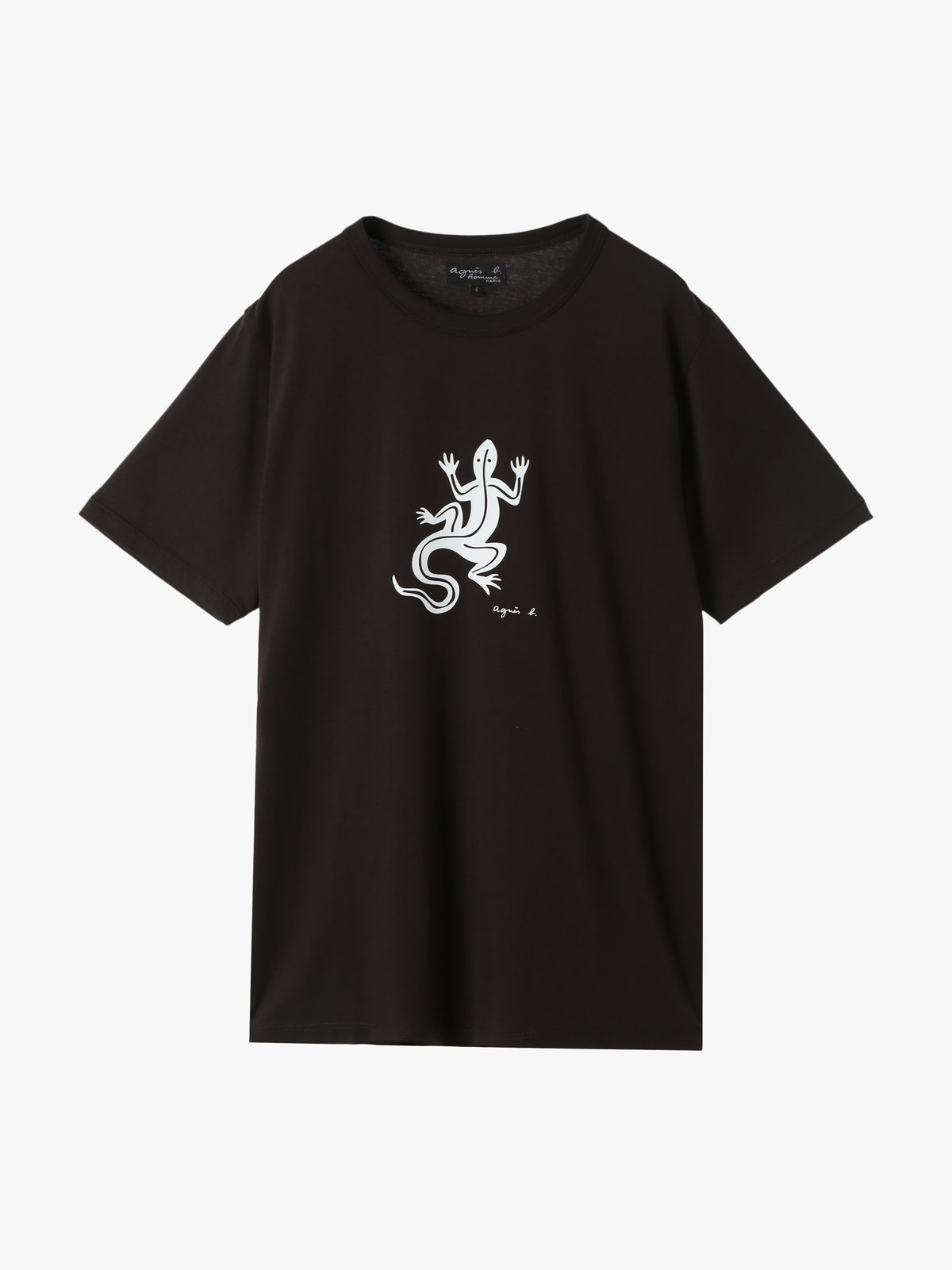 HOMME メンズ メンズ アイコニック コットン 半袖 Tシャツ ”Lezard” ブラウン系その他