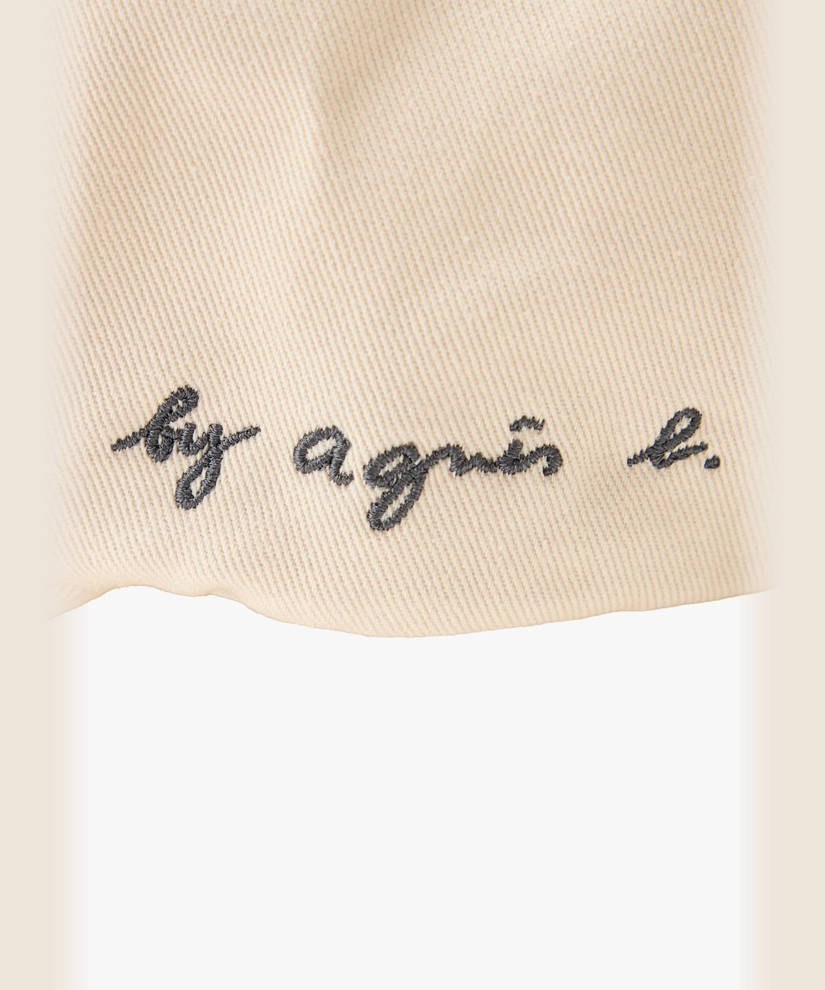 To b. by agnès b. "To b." ビッグロゴ 刺繍 キャップ イエロー系その他