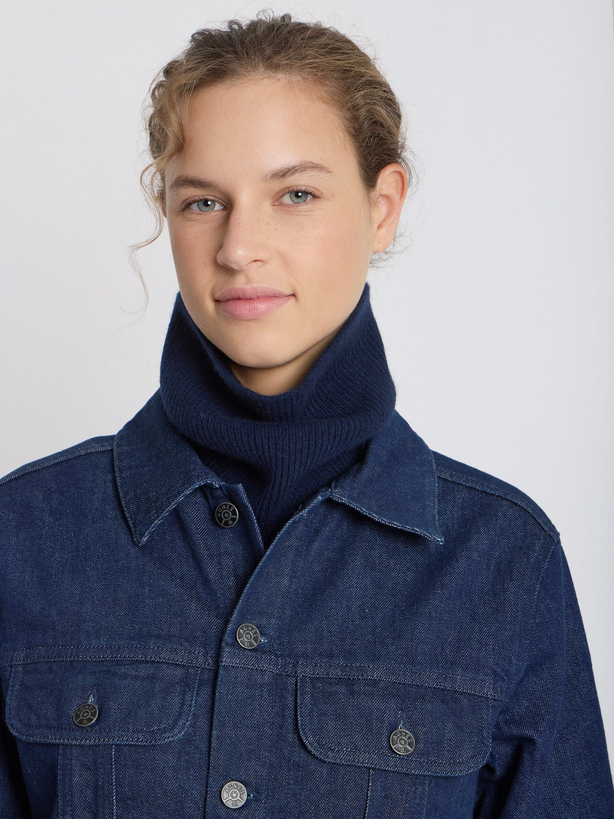 FEMME ウィメンズ デニム ジャケット ”Senga” ネイビー