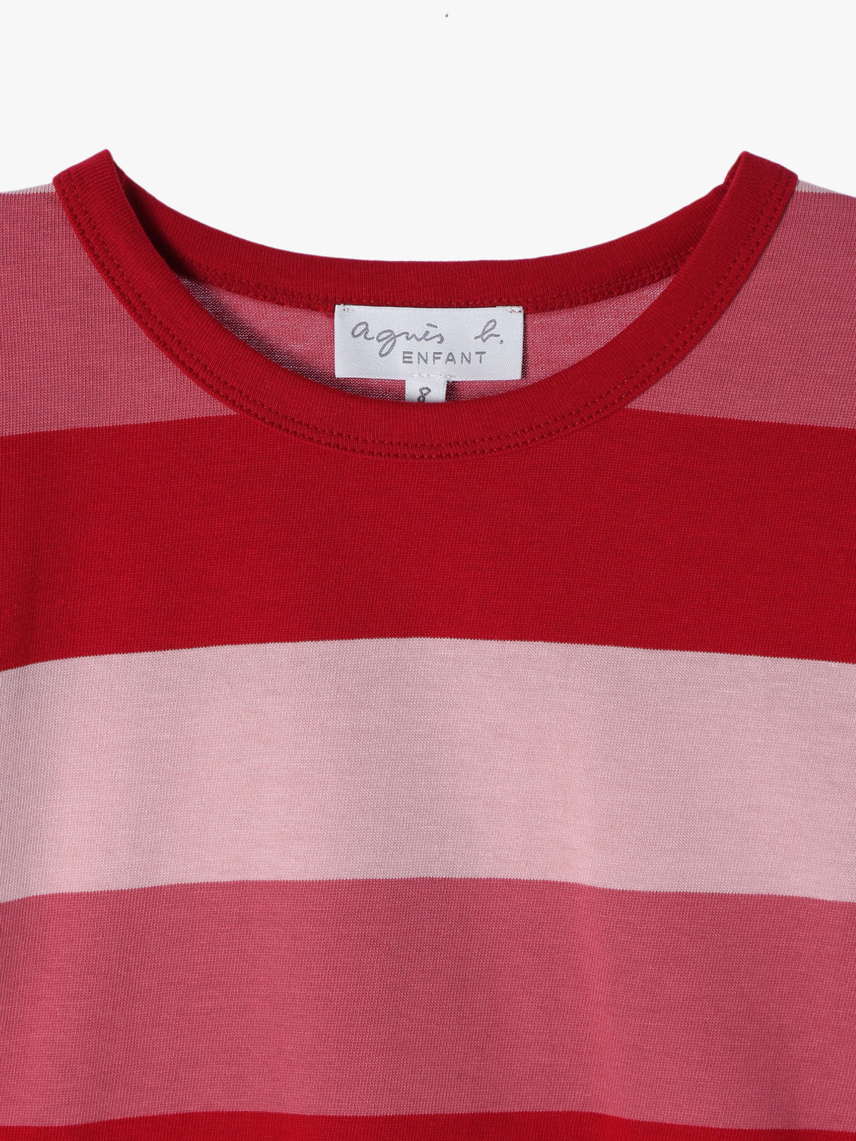 ENFANT ユニセックス 【Outlet】JJJ0 E COULOS キッズ カットソー レッド×ピンク