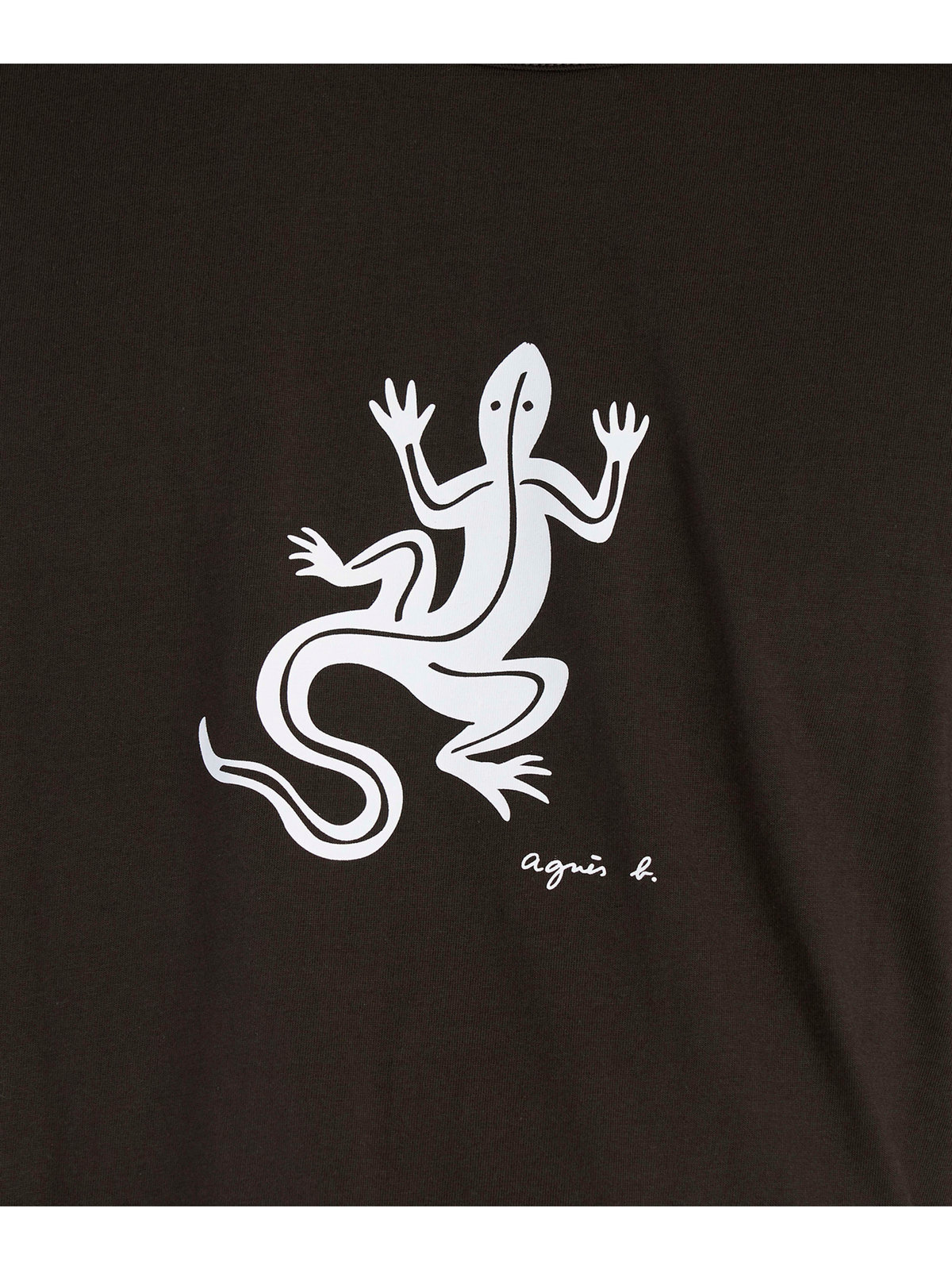 HOMME メンズ メンズ アイコニック コットン 半袖 Tシャツ ”Lezard” ブラウン系その他