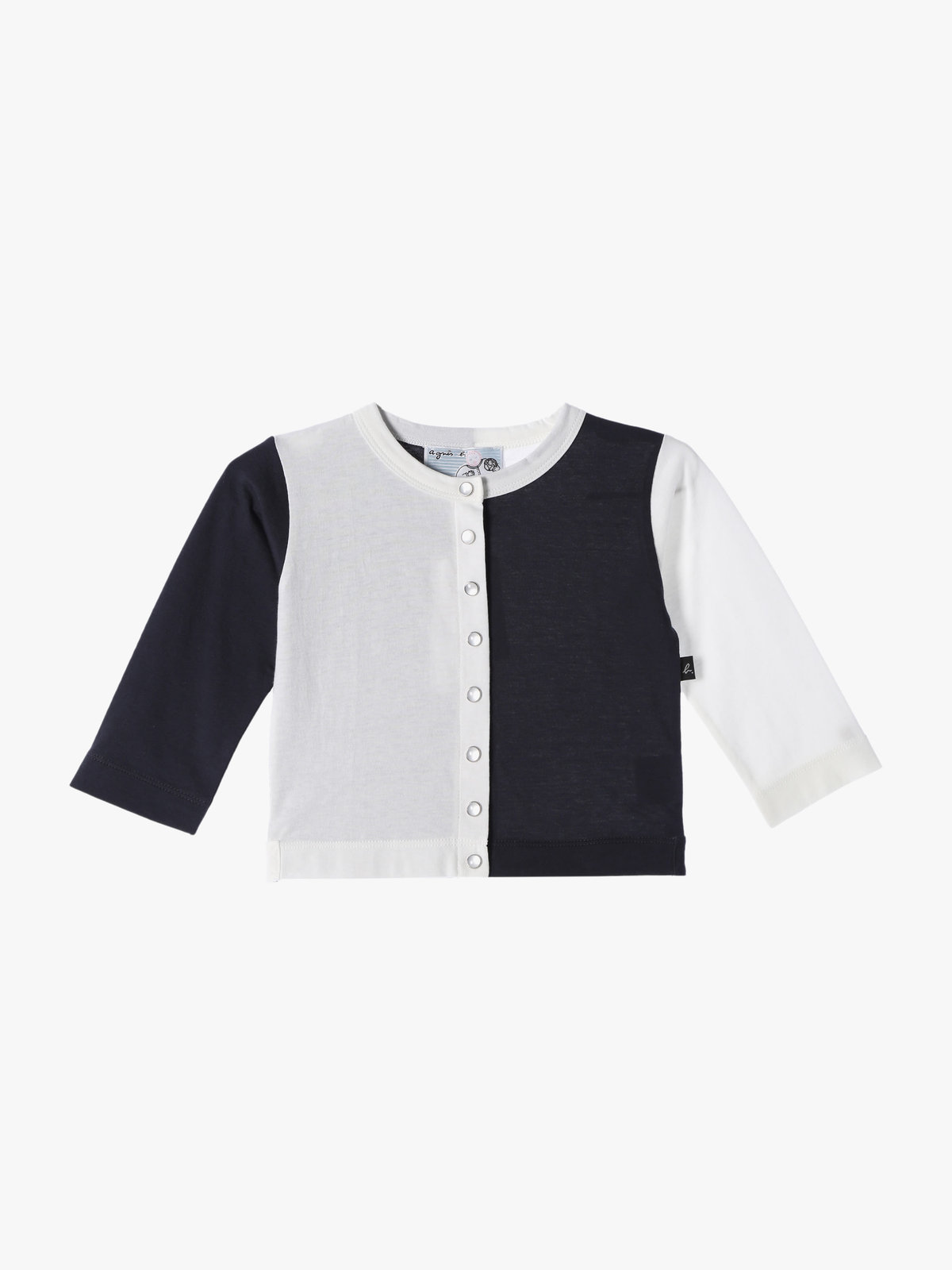 ENFANT ベビー JF59 L CARDIGAN ベビー カーディガン ホワイト