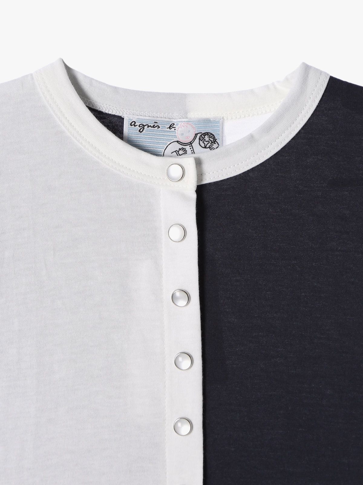 ENFANT ベビー JF59 L CARDIGAN ベビー カーディガン ホワイト