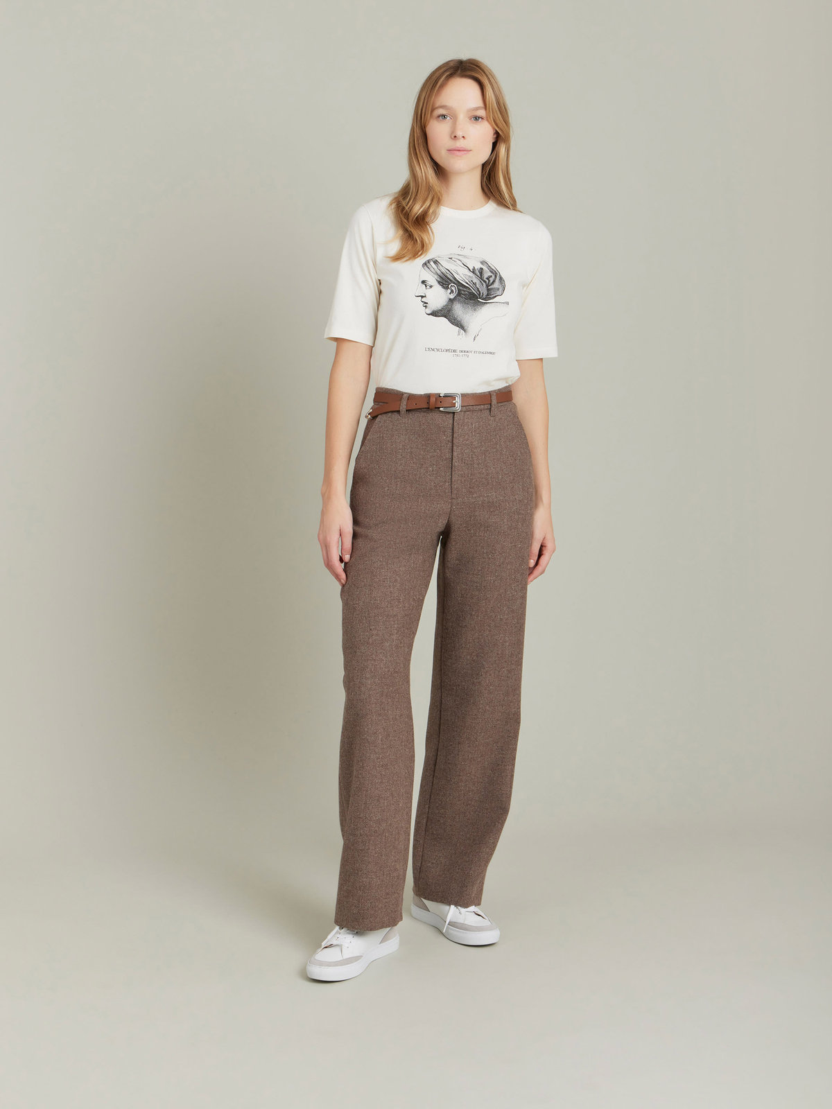 FEMME ウィメンズ 【Outlet】TU59 PANTALON パンツ ブラウン