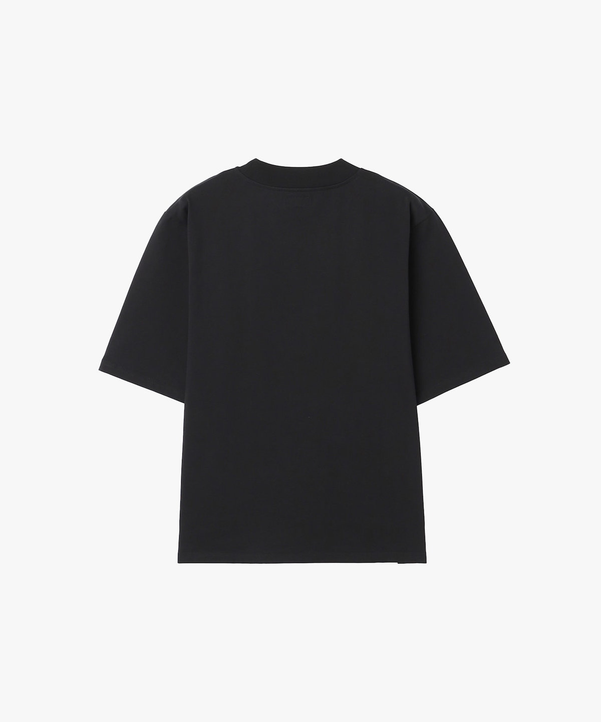 HOMME メンズ メンズ ロゴ 刺繍 コットン 半袖 Tシャツ "Horace" ブラック