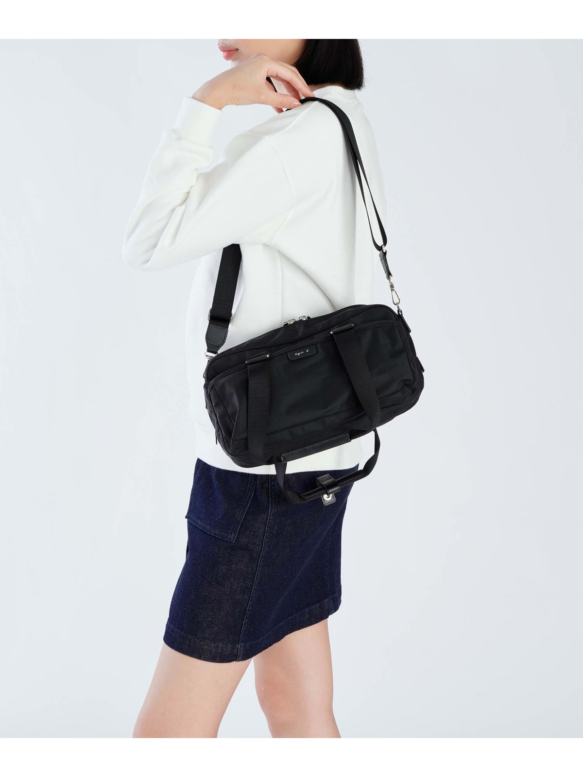 VOYAGE ウィメンズ バッグ＆ウォレット ナイロン 2way スモール ボストンバッグ ”My bag” RAT01-12 ブラック