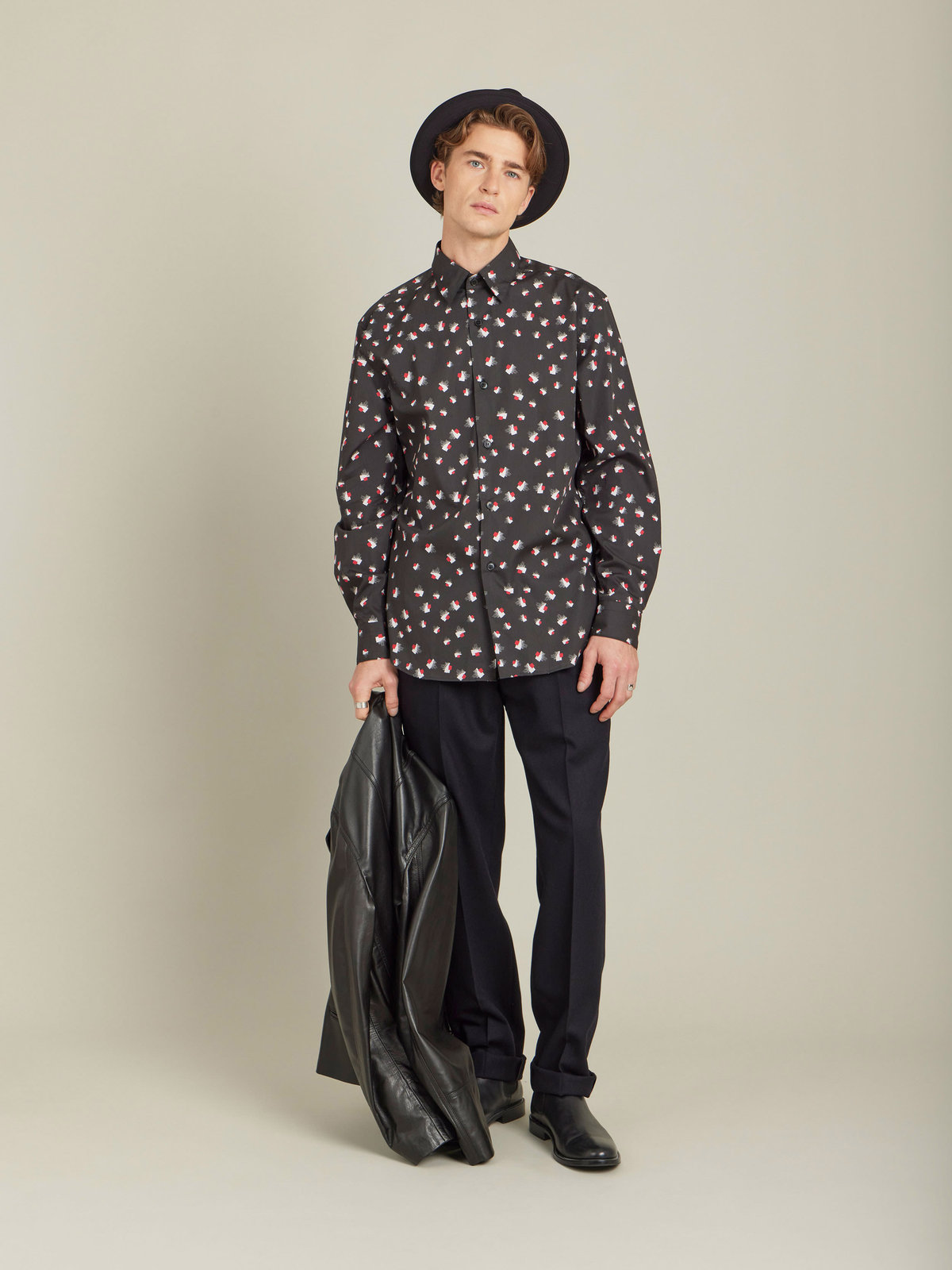 HOMME メンズ 【Outlet】IDO0 CHEMISE シャツ レッド