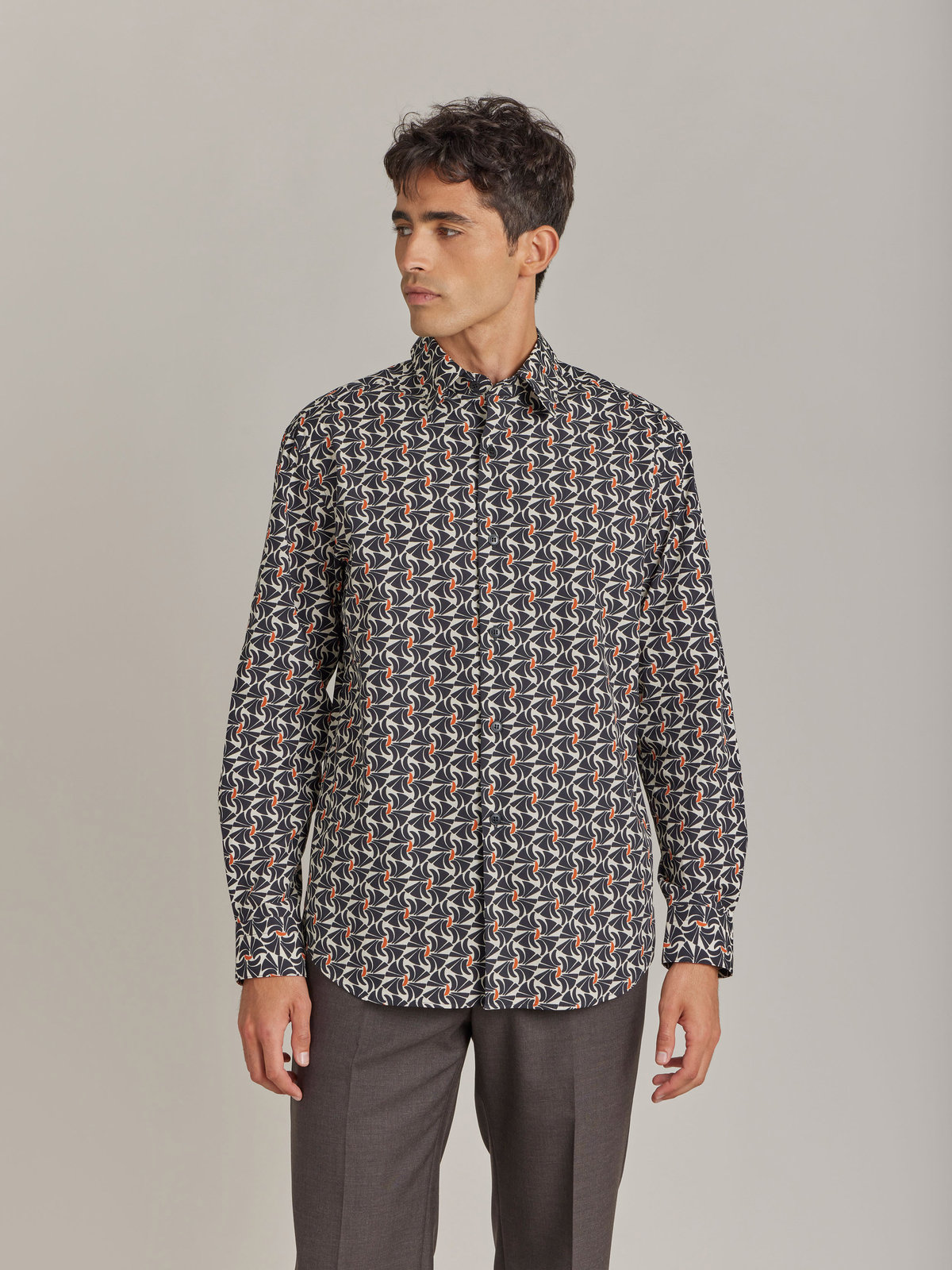 HOMME メンズ 【Outlet】IDO3 CHEMISE シャツ ブラック