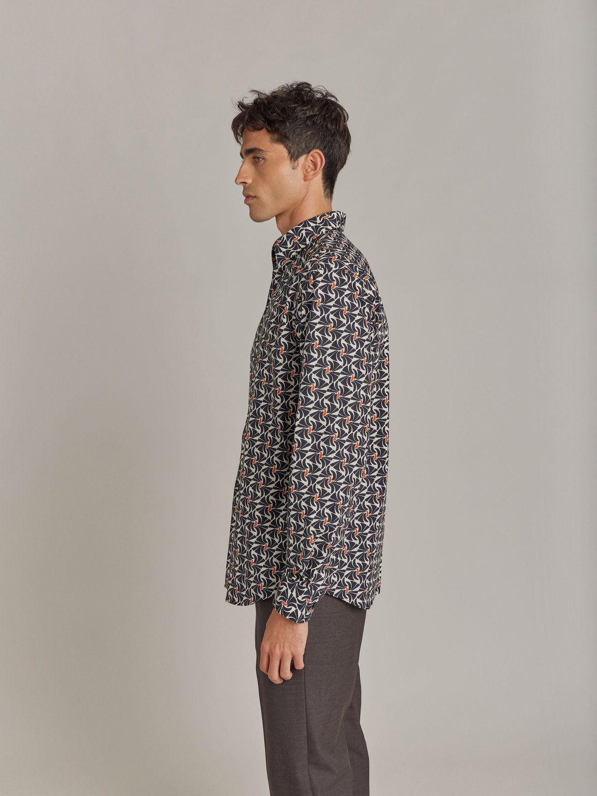 HOMME メンズ 【Outlet】IDO3 CHEMISE シャツ ブラック