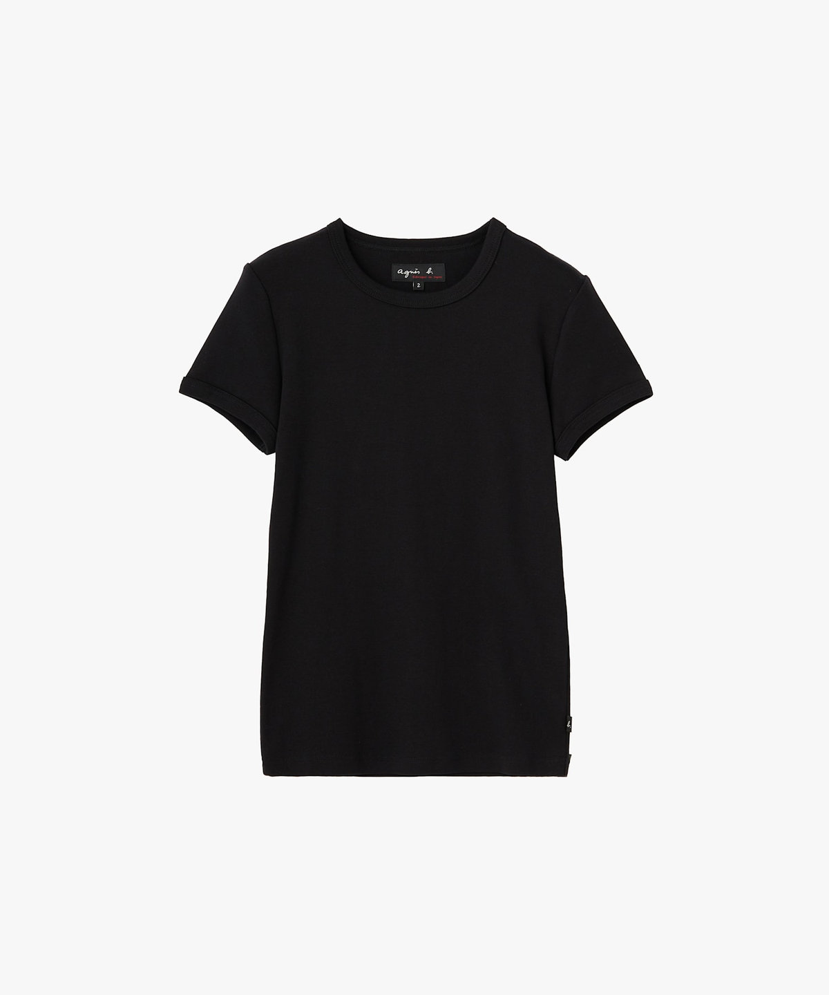 FEMME ウィメンズ コットン 半袖Tシャツ "Be Top" ブラック