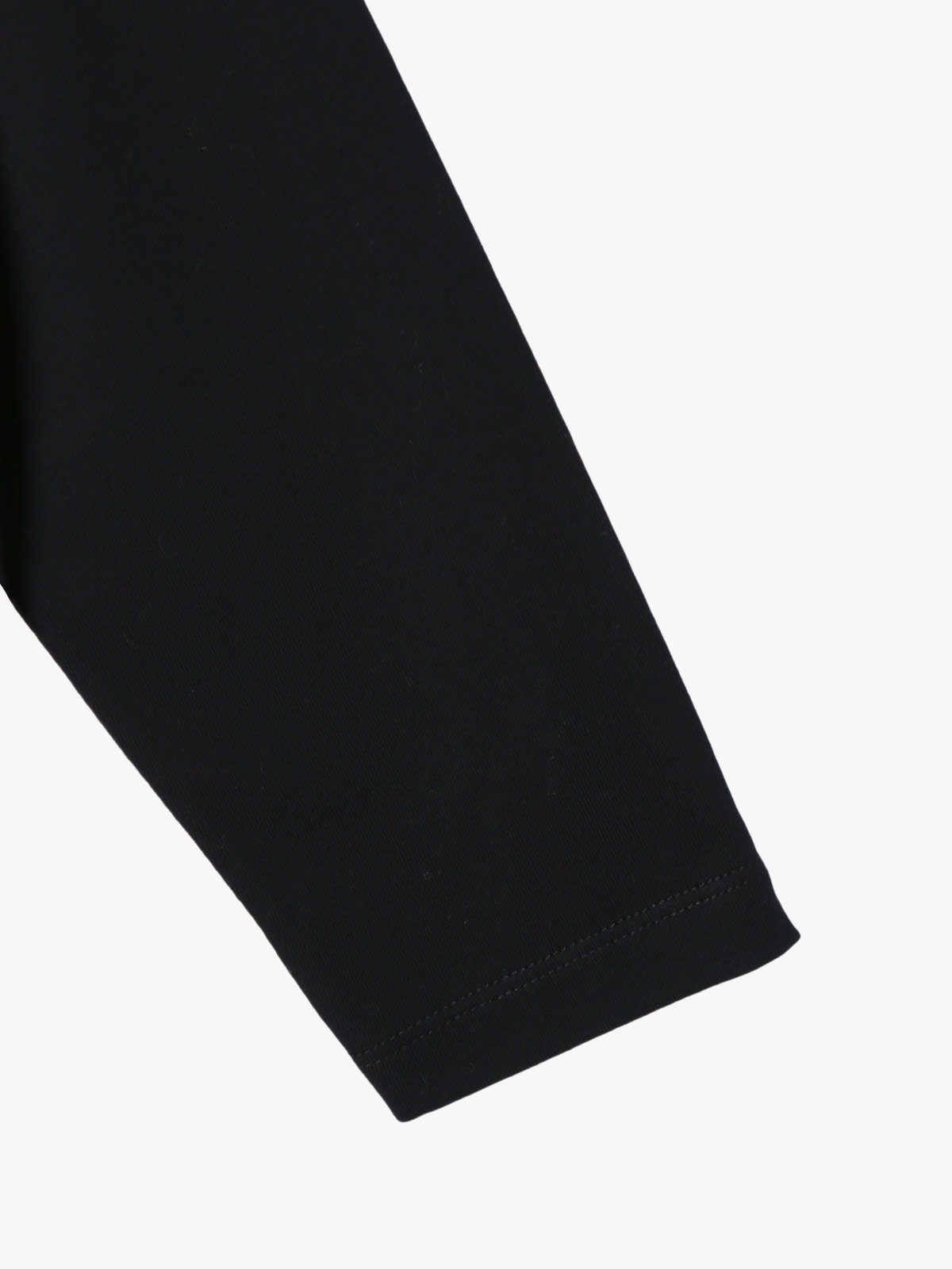 ENFANT ユニセックス キッズ プリント コットン 長袖 Tシャツ "C'est chouette" ブラック