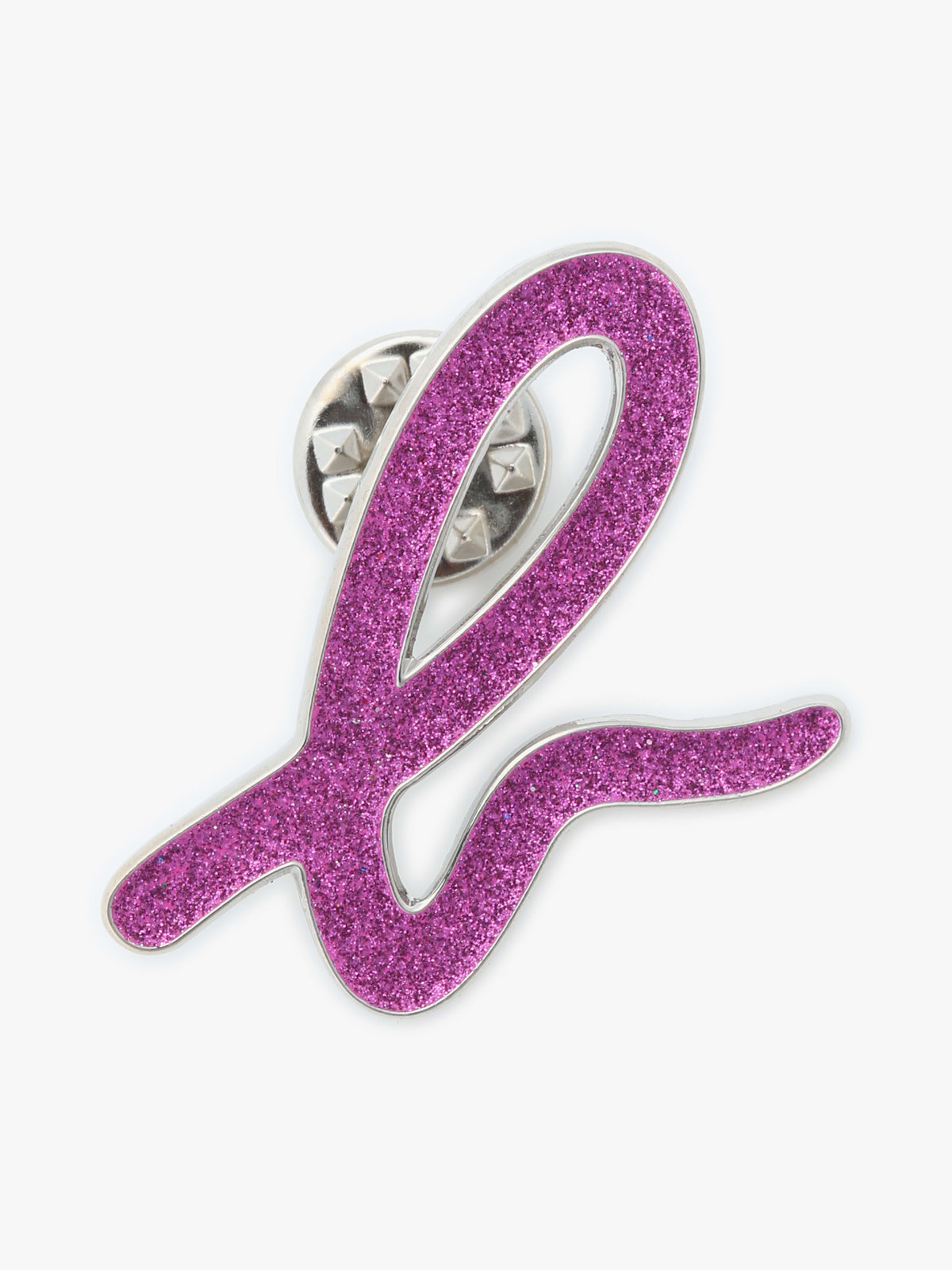 FEMME ウィメンズ ”b.” ロゴ グリッター ピンバッジ レッド系その他