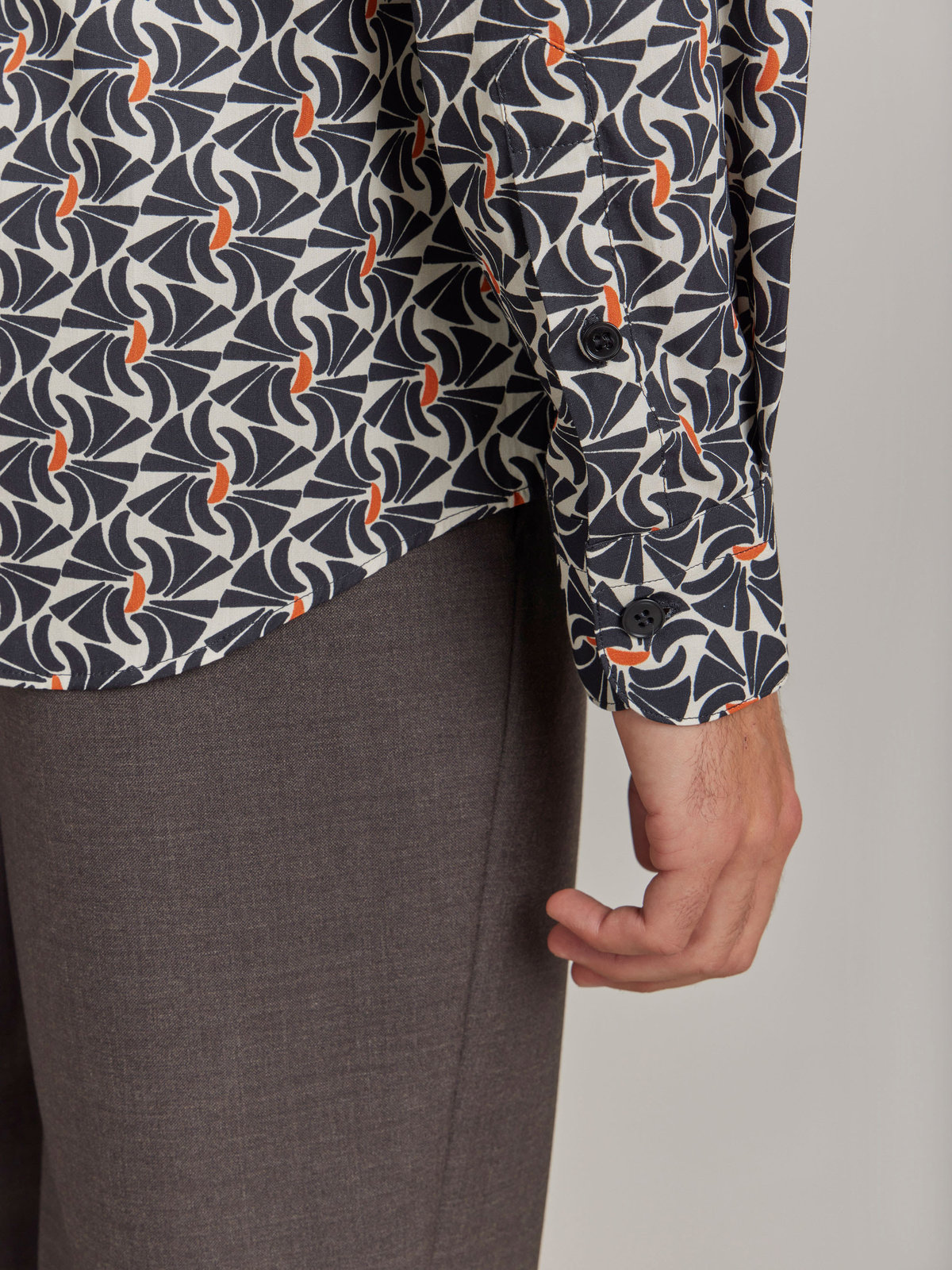 HOMME メンズ 【Outlet】IDO3 CHEMISE シャツ ブラック