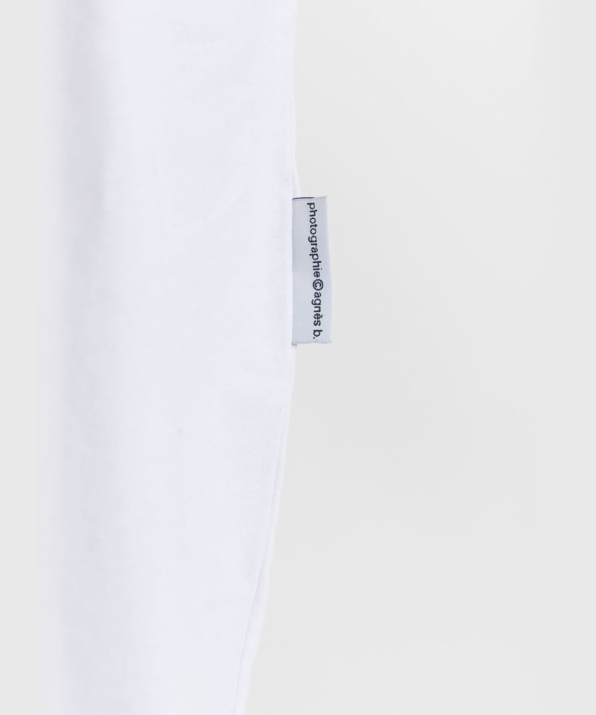 HOMME メンズ メンズ フォトプリント コットン 半袖 Tシャツ "Christof" ホワイト