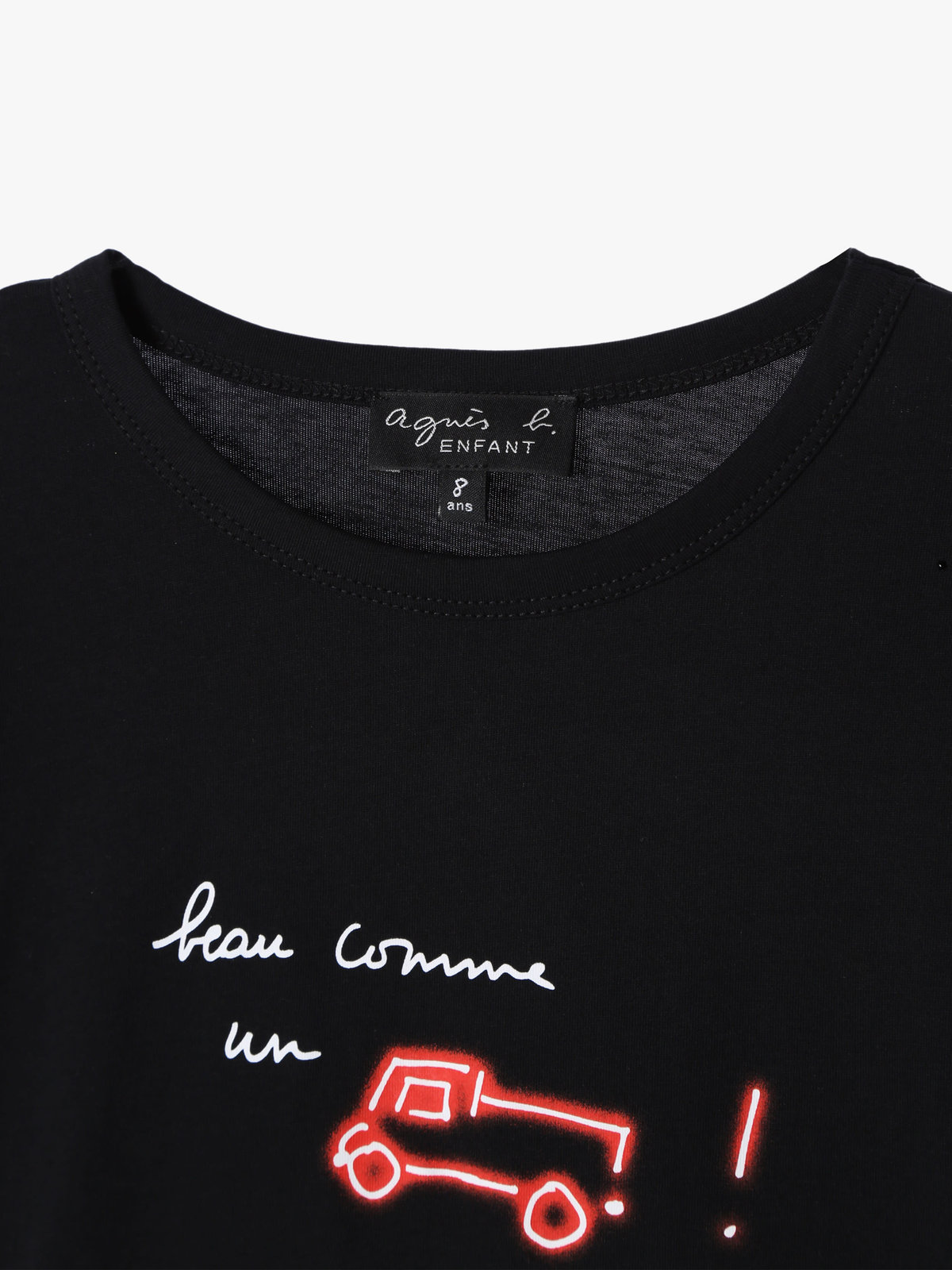 ENFANT ユニセックス 【Outlet】SEQ2 E TS キッズ Tシャツ ブラック